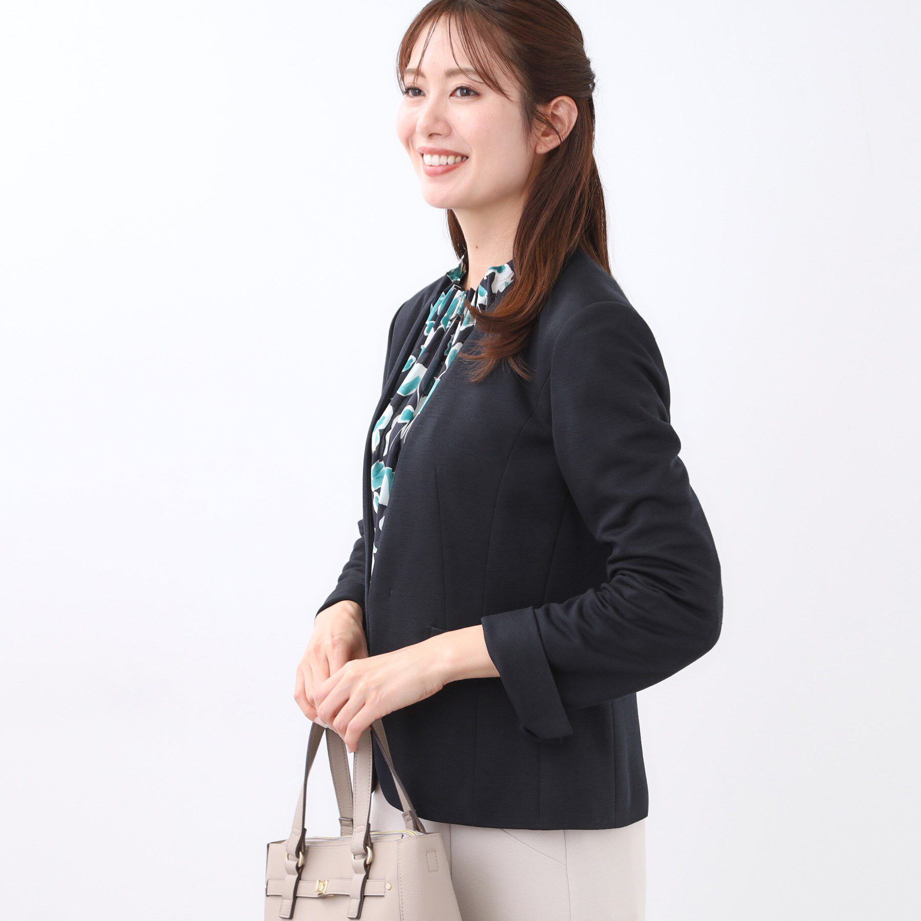 Reflect「【匠シリーズ／すっきり見え／セットアップ可】匠ジャケット／ノーカラー」|ノーカラージャケット|