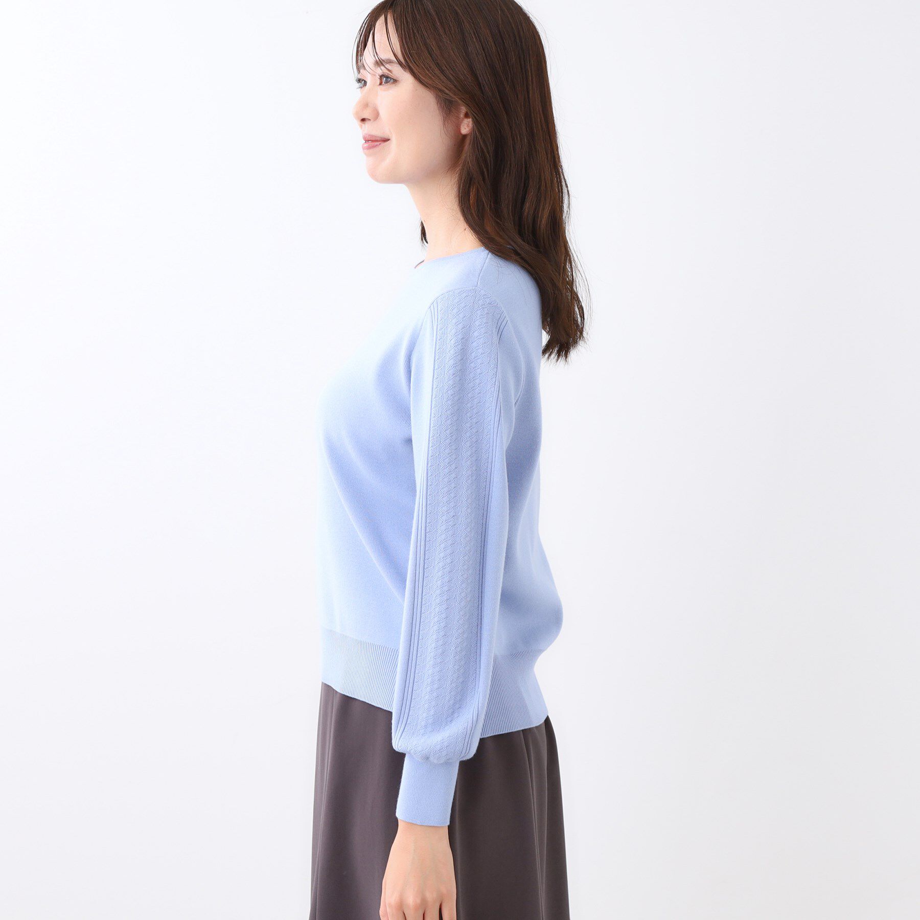 Reflect「【選べる6色／長く着られる◎】ボートネックニット」|ニット・セーター|