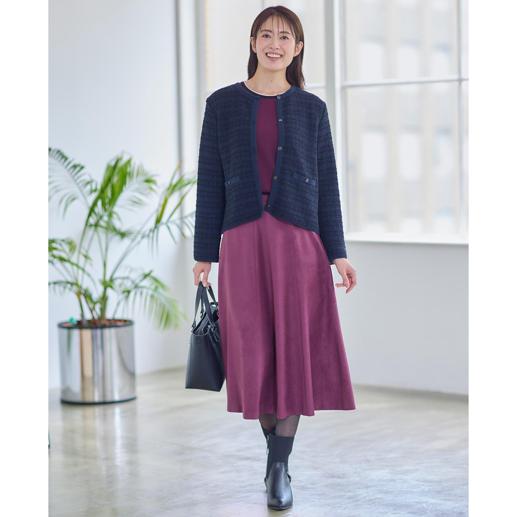 Reflect「【WEB先行カラーあり／セットアップ可】ゆったりフォルムニット」|ニット・セーター|