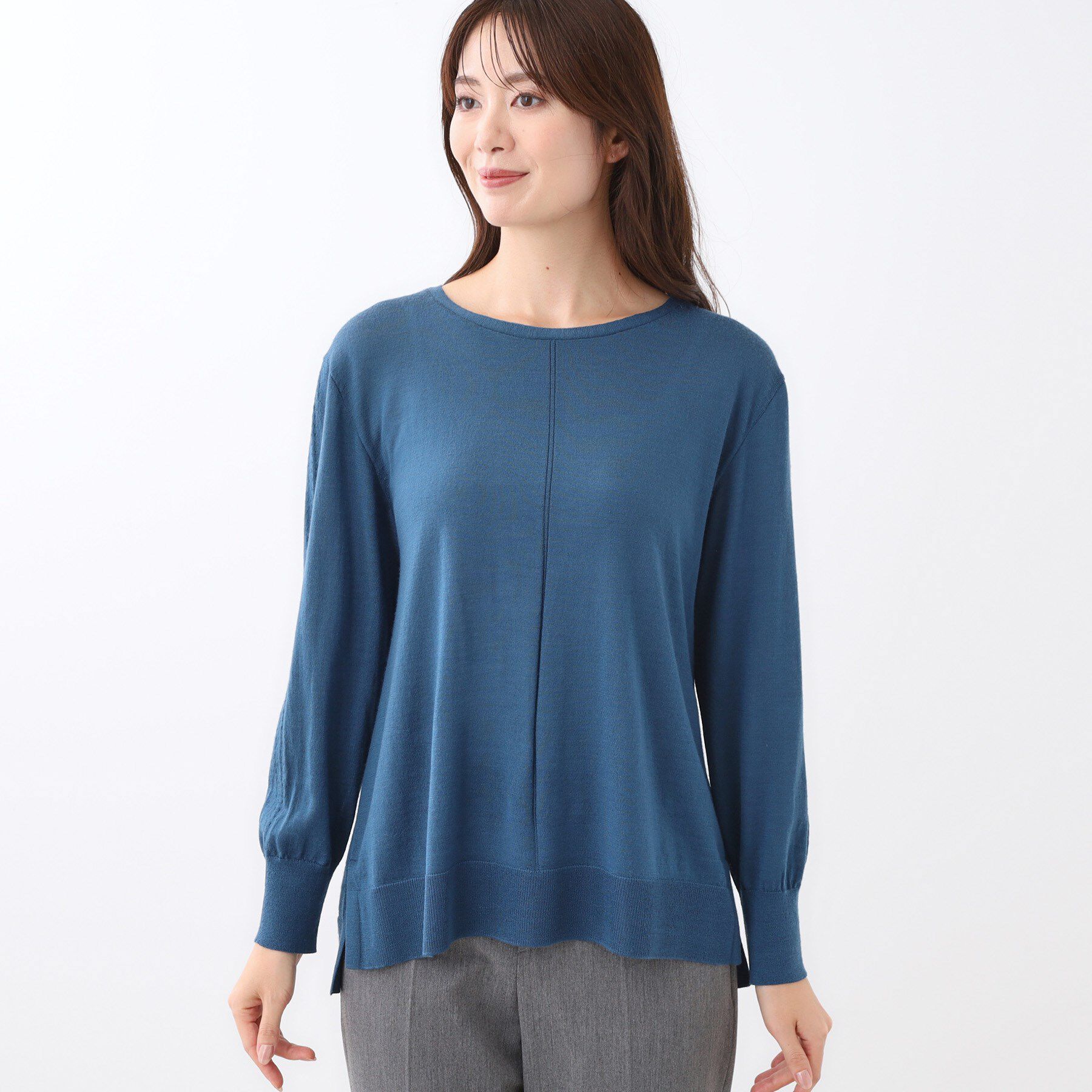 Reflect「【ちくちくしない／アンサンブル可／通勤におすすめ◎】オフボディニット」|ニット・セーター|