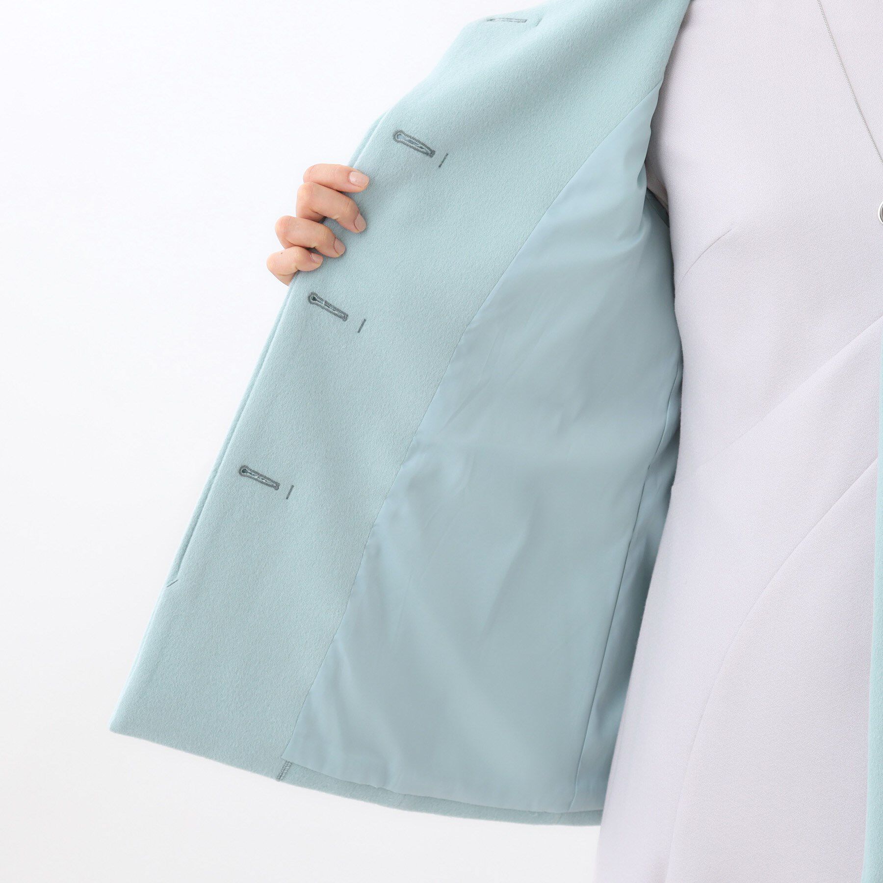 Reflect「【衿が顔に当たらない◎】スタンドネックミドルコート」|その他|