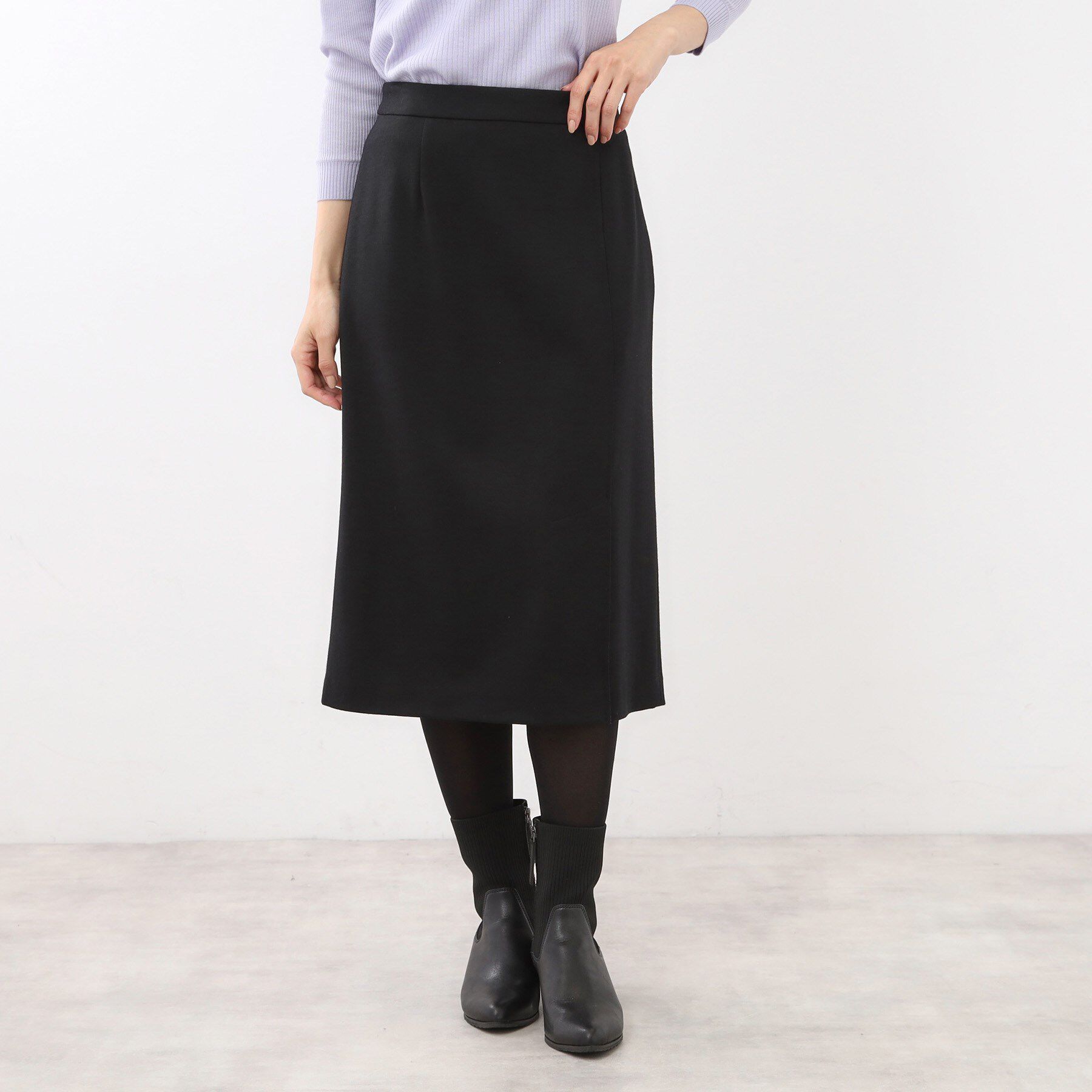 Reflect「【すっきりシルエット／通勤におすすめ◎】キレイめジャージタイトスカート」|スカート|