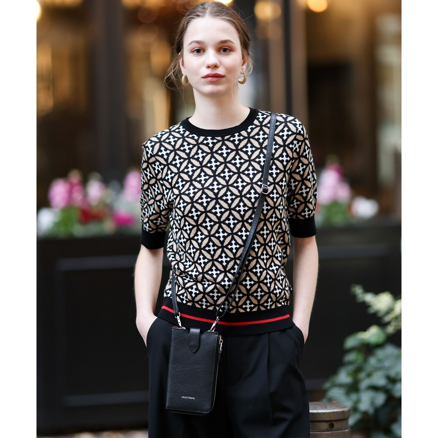 DRESSTERIOR「【Safari5月号掲載】イタリアレザースマホショルダーバッグ」|ショルダー・メッセンジャー|