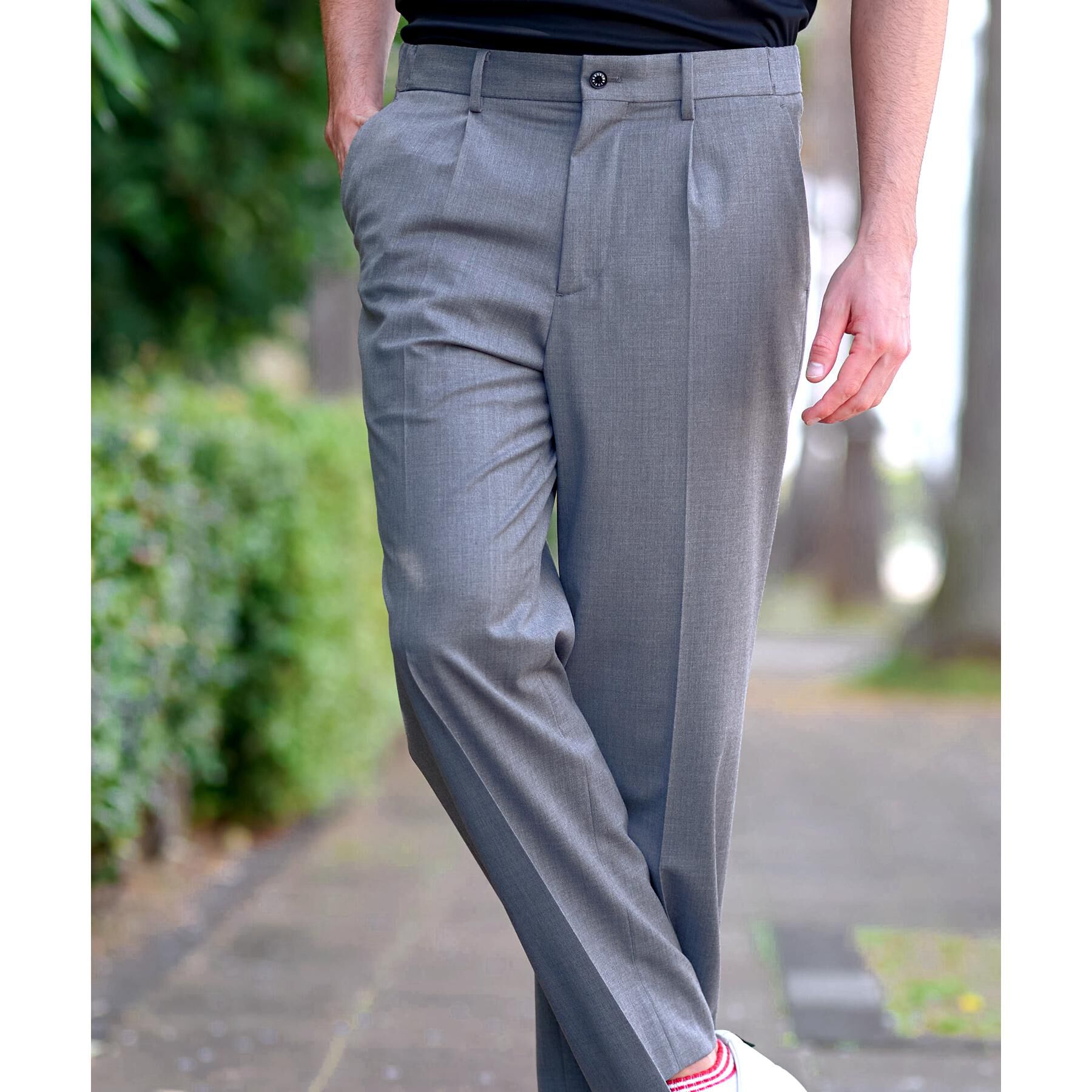 DRESSTERIOR「ウールブレンド イージーワイドパンツ」|その他|