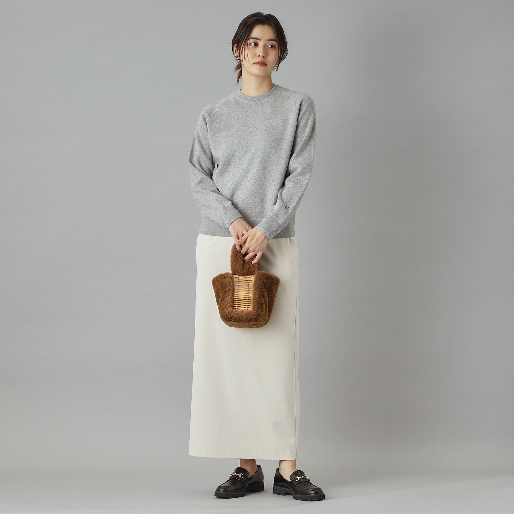 DRESSTERIOR「【洗える/ポケット付き】ストレッチナロースカート」|スカート|