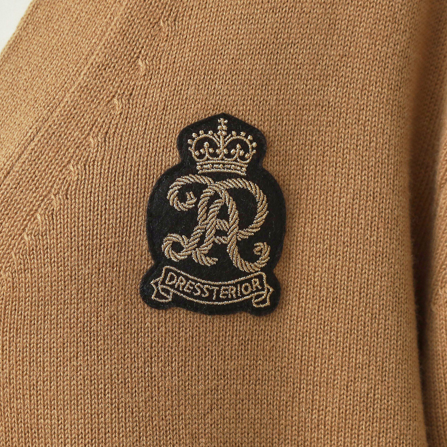 DRESSTERIOR「レタードニットカーディガン」|カーディガン|