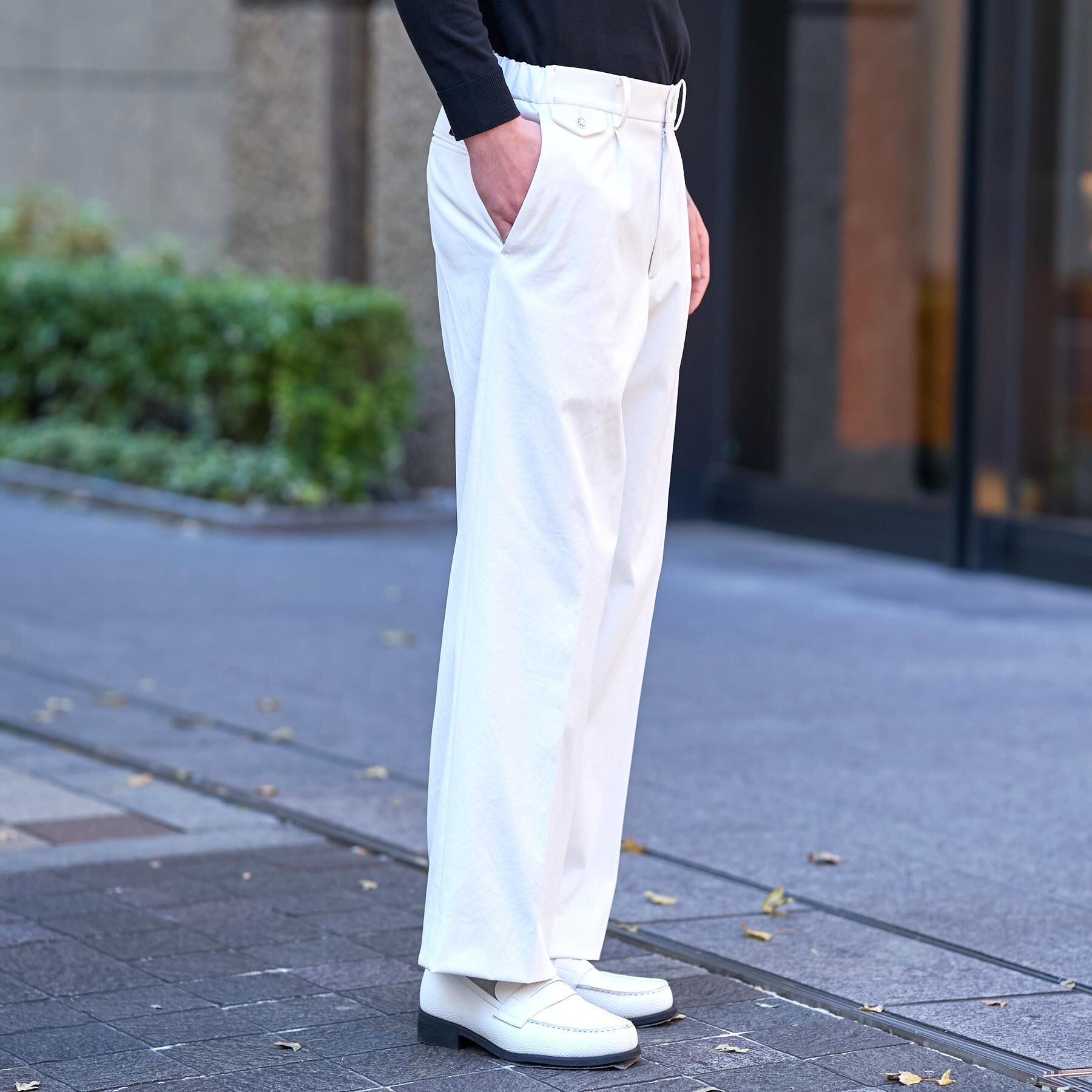 DRESSTERIOR「【ウォッシャブル】サイドゴア シェルタリングワイドパンツ」|その他|