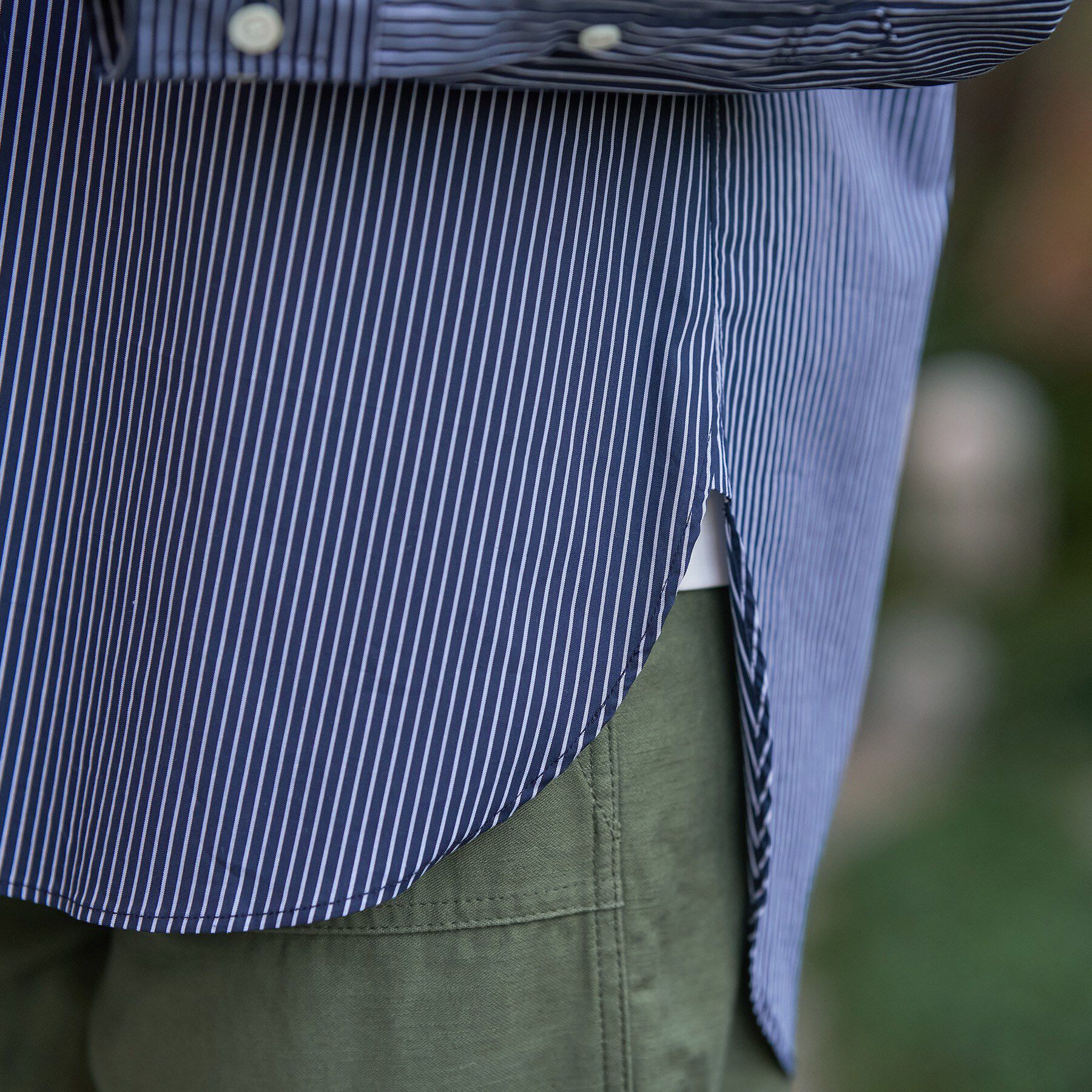 DRESSTERIOR「【通勤/着映え/ウォッシャブル】オーバーシルエット クレリックシャツ」|シャツ・ブラウス|