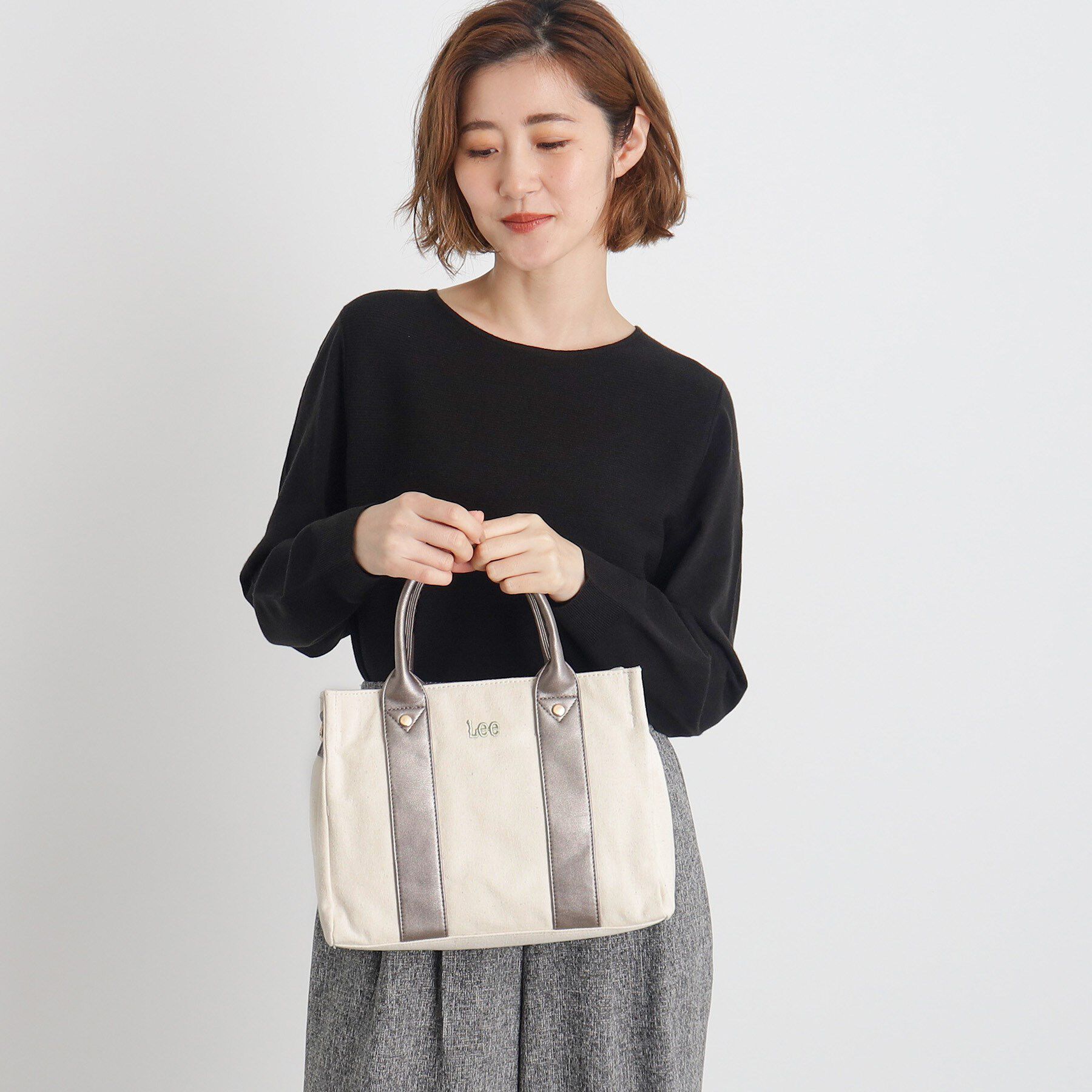grove「【Lee別注】スクエアキャンバストート」|トートバッグ|