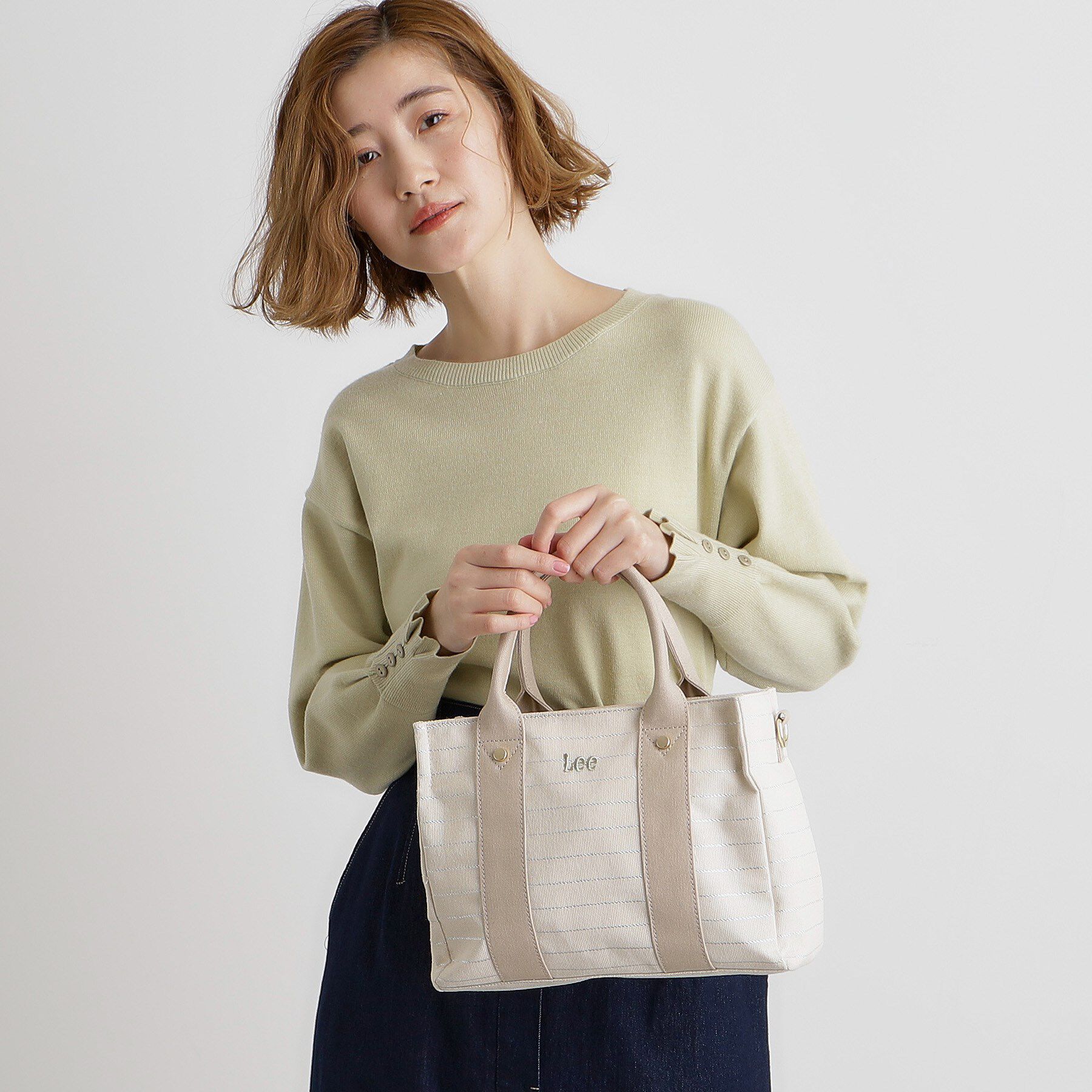 grove「【Lee別注】スクエアキャンバストート」|トートバッグ|