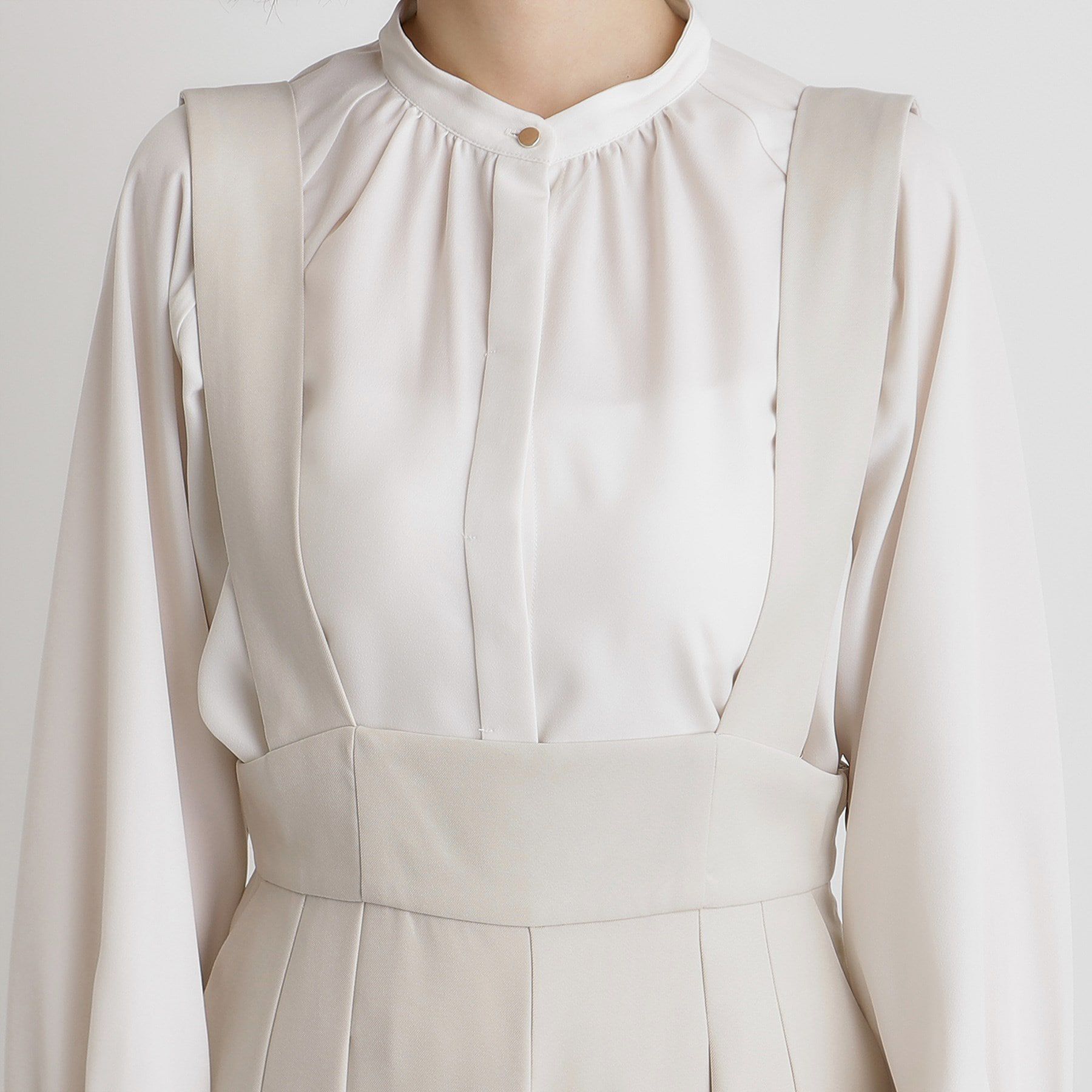 grove「ハイウエストサロペット」|オールインワン|