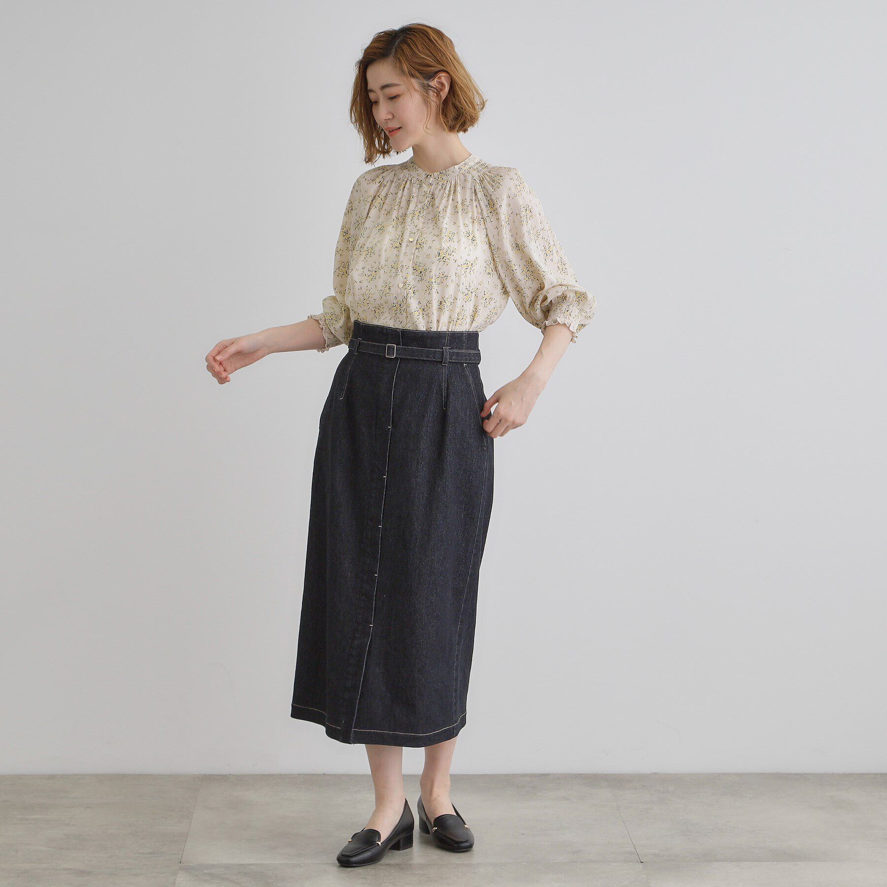 grove「【デイリーから特別な日まで】華やかさを纏うヴィンテージサテンブラウス」|シャツ・ブラウス|