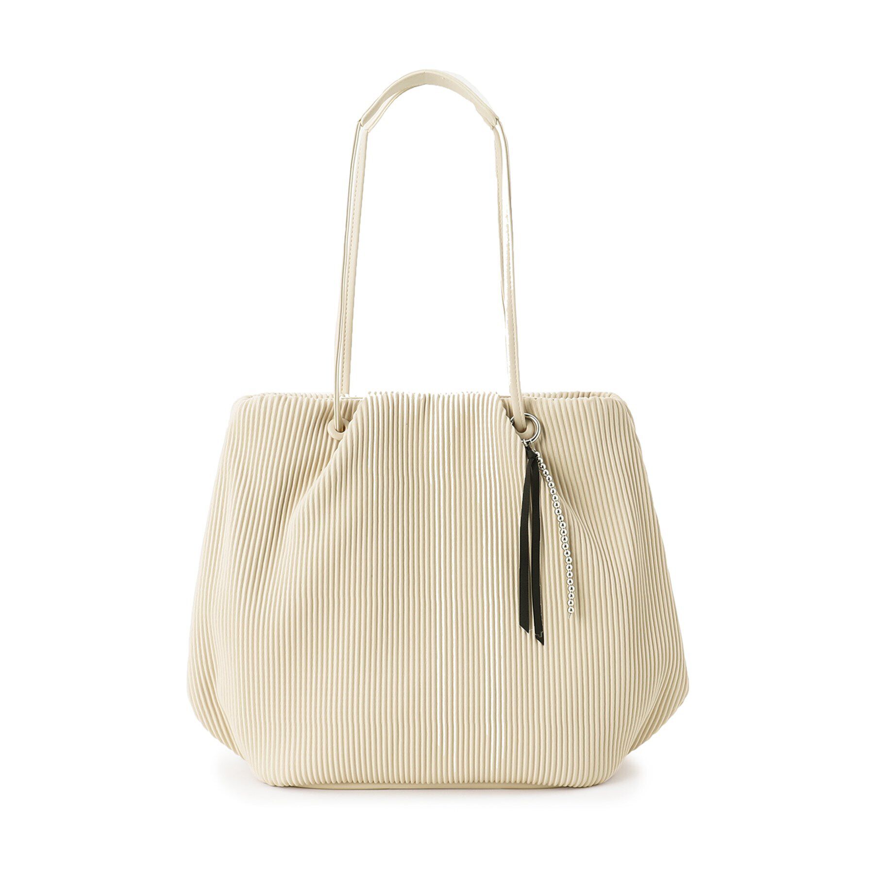 grove「プリーツハトメチャーム付きトート」|トートバッグ|