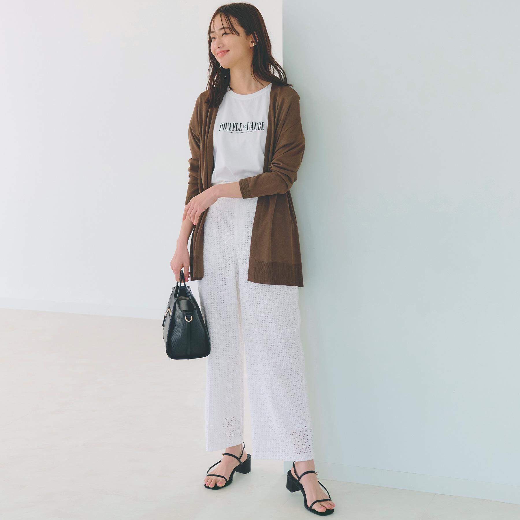 grove「【接触冷感/UVカットetc】夏に嬉しい機能付き！ベーシックロングカーディガン」|カーディガン|