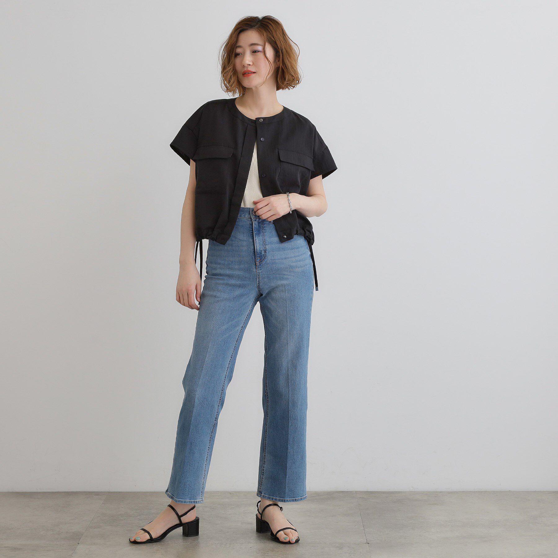 grove「【品よく着こなす、大人のワークスタイル】ワークジャケット&times;ワンピースセット」|ワンピース|