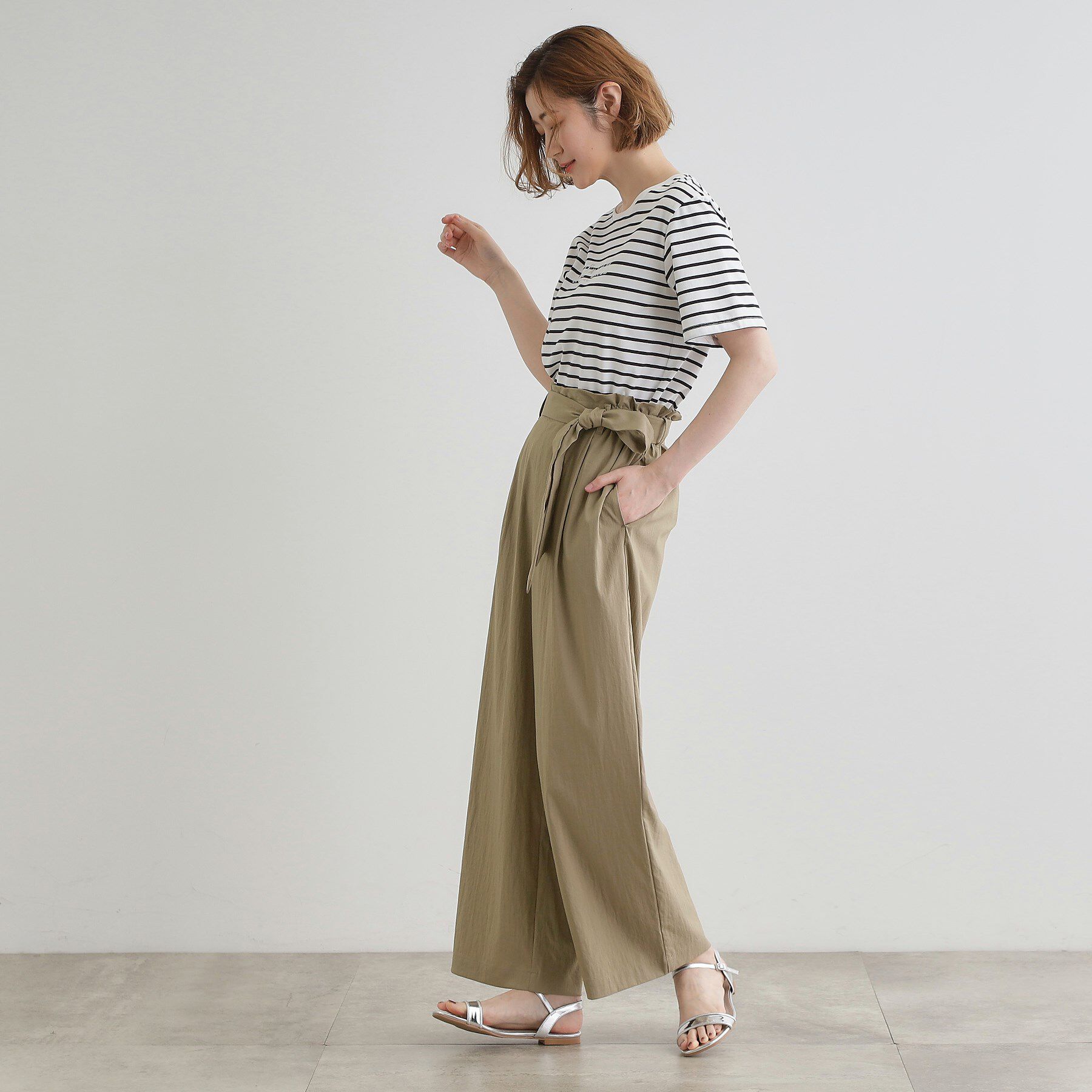 grove「【晴れの日も雨の日も】撥水イージーワイドパンツ」|その他|