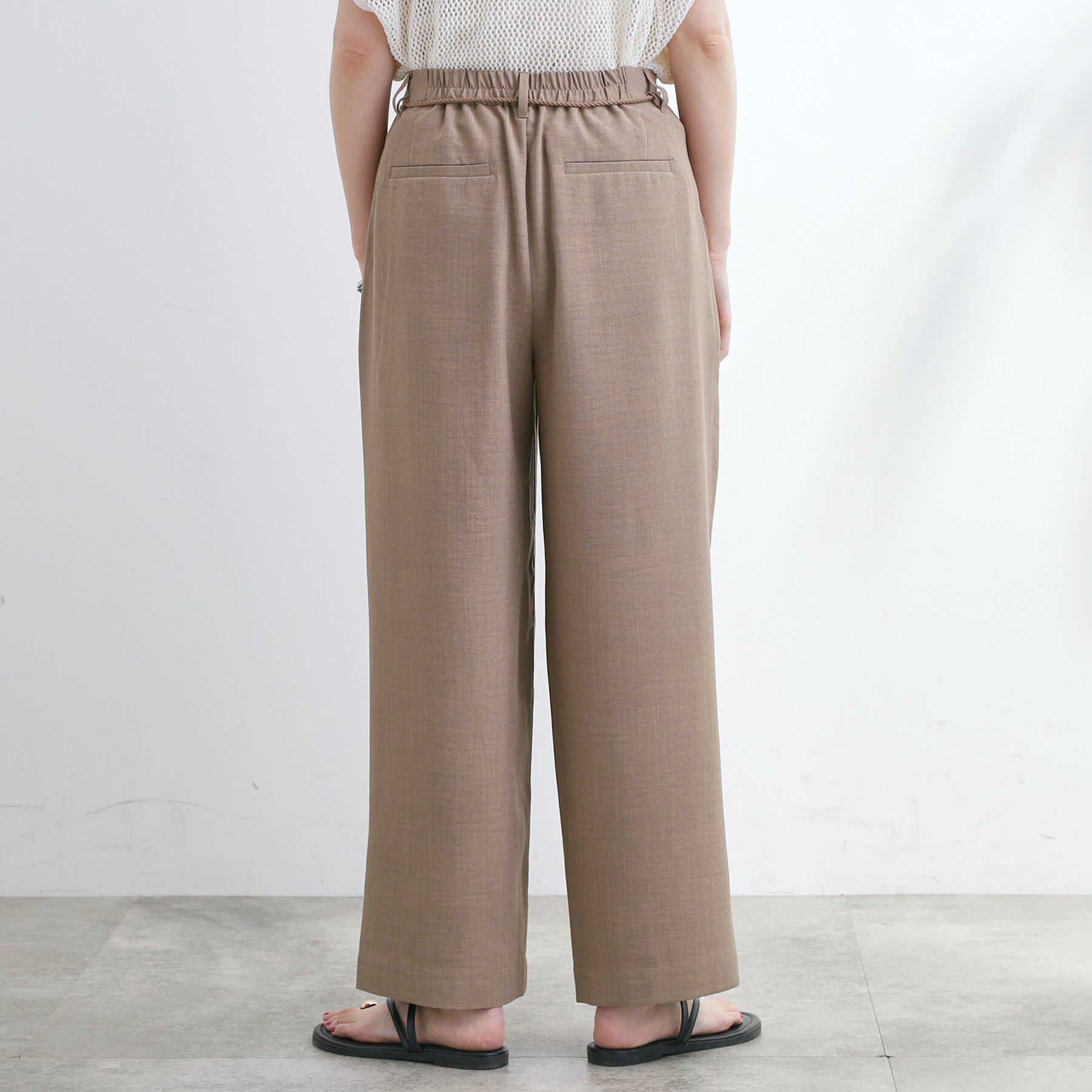 grove「ロープベルトで差がつく 洗練リラックスパンツ」|その他|