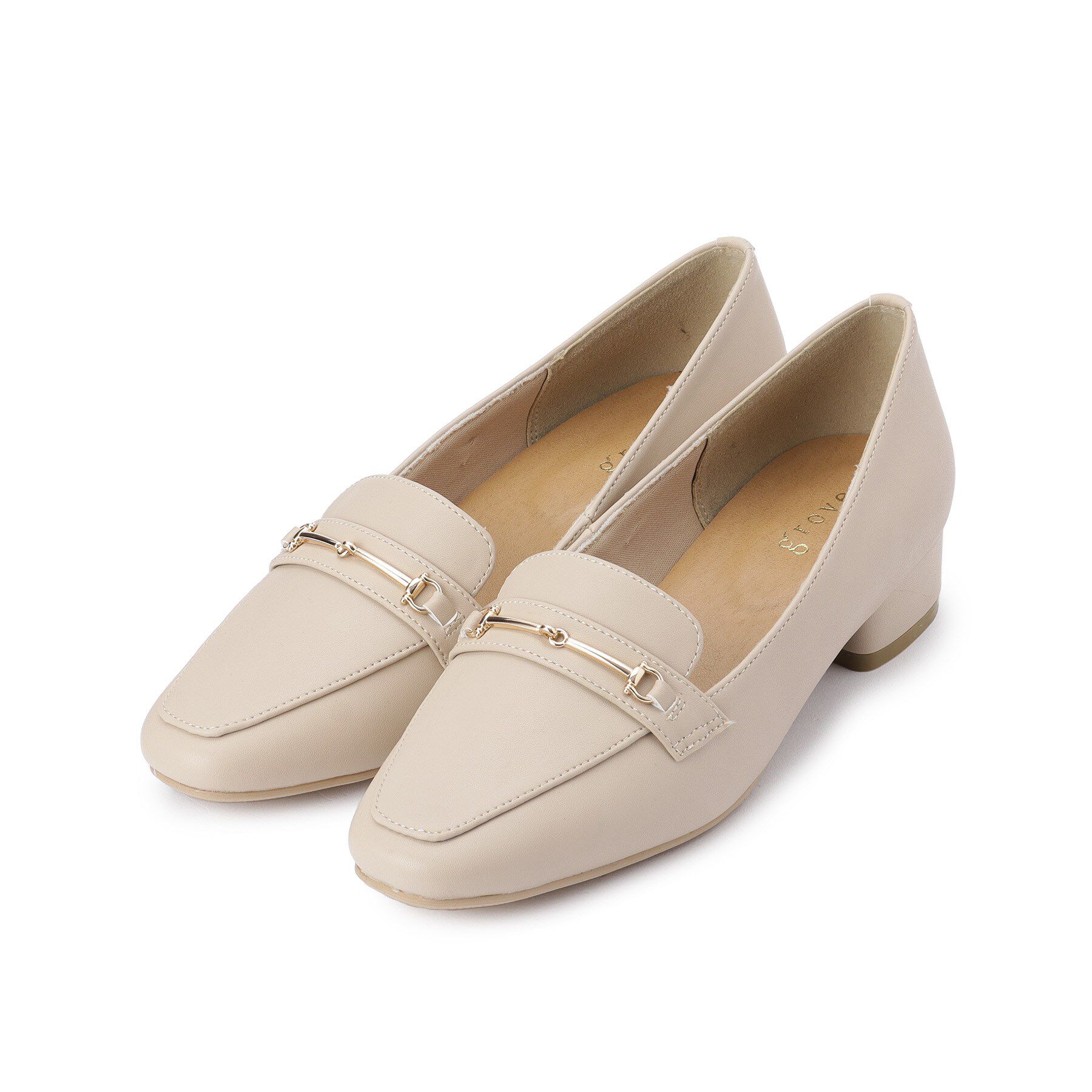 grove「ビットヒールローファー」|パンプス|ライトベージュ(05