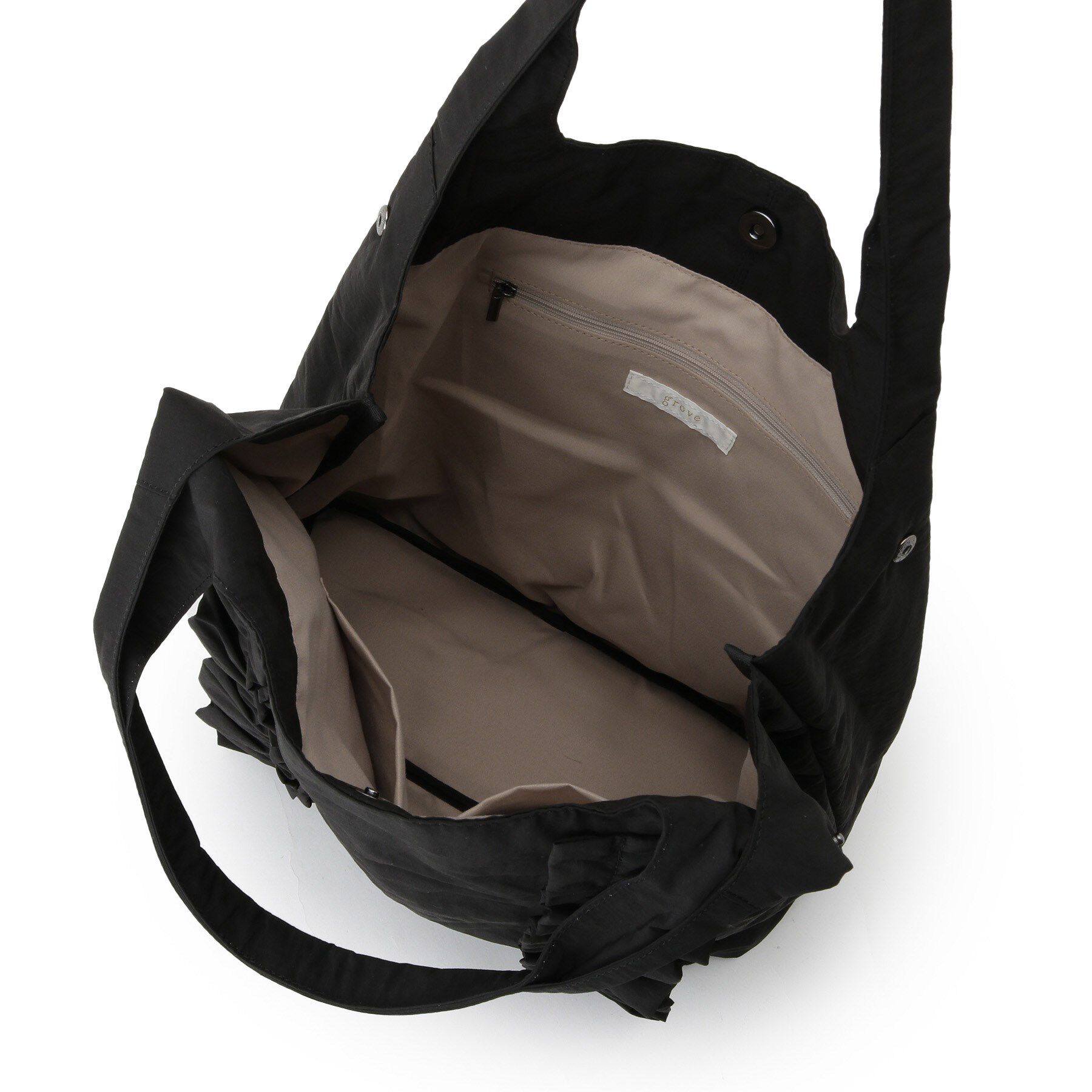 grove「【撥水】フリル変形トート」|トートバッグ|