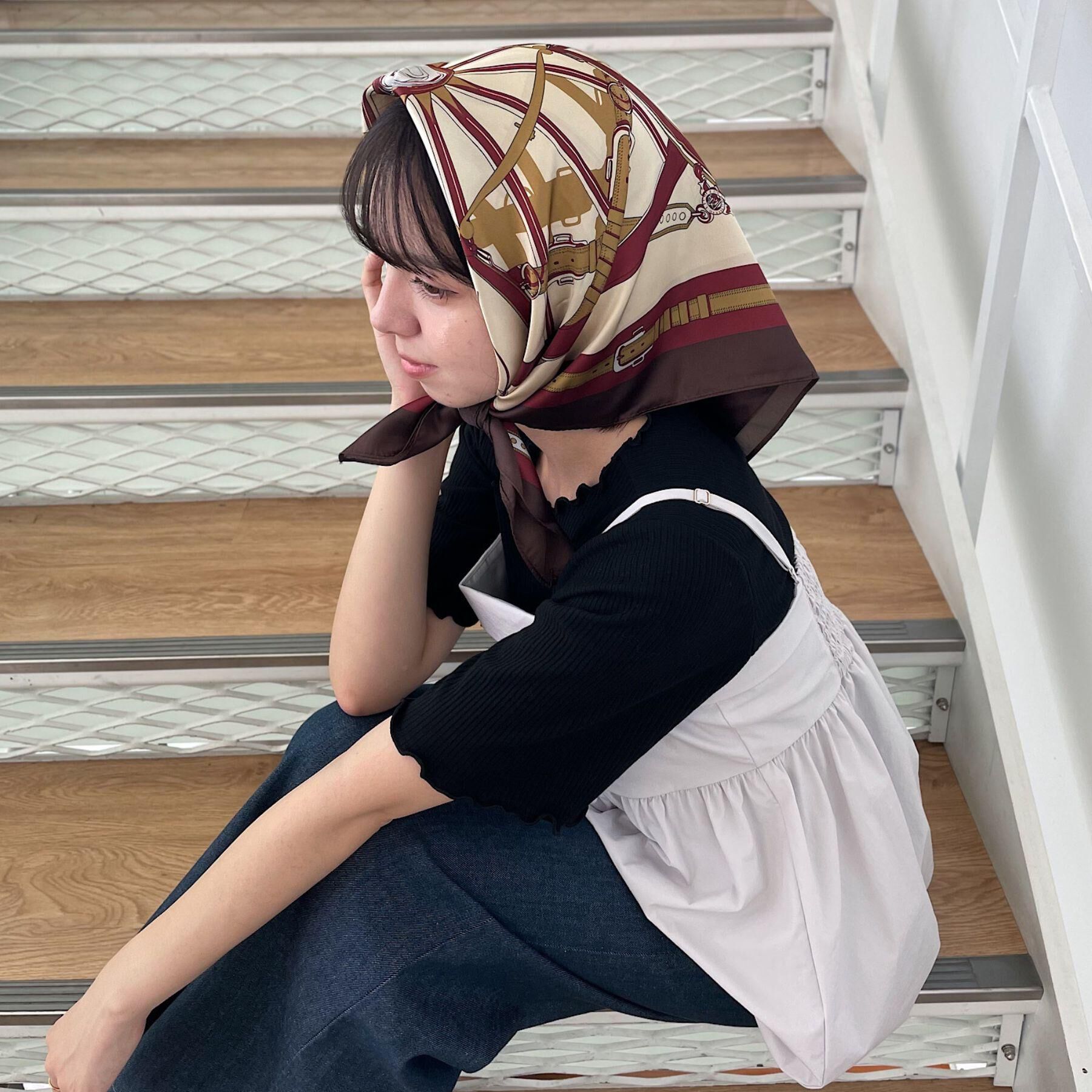 grove「柄アソート大判スカーフ」|バンダナ・スカーフ|