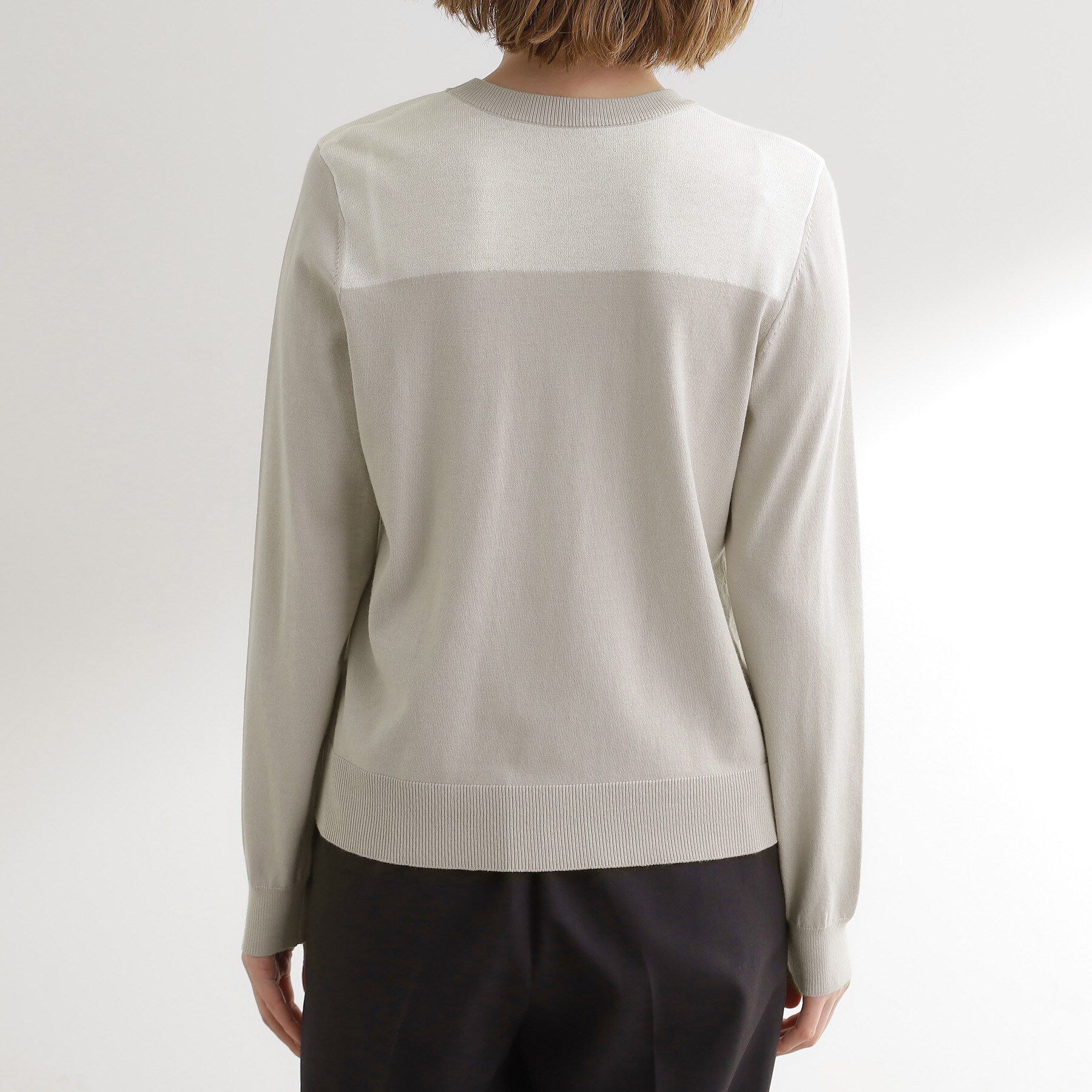 grove「【アンサンブル対応】バイカラー切替ニット」|ニット・セーター|