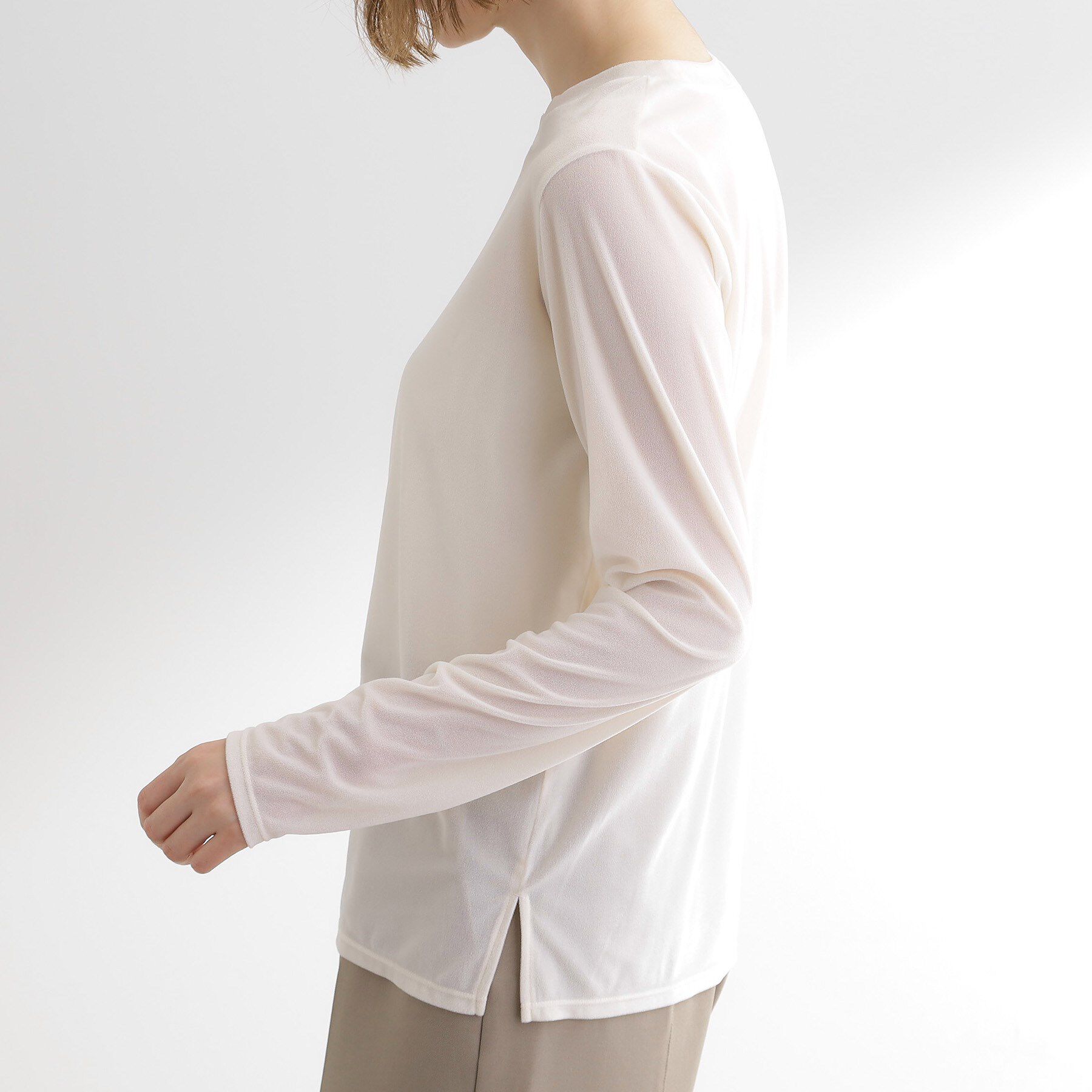 grove「シアーカットベロアロンT」|Tシャツ・カットソー|