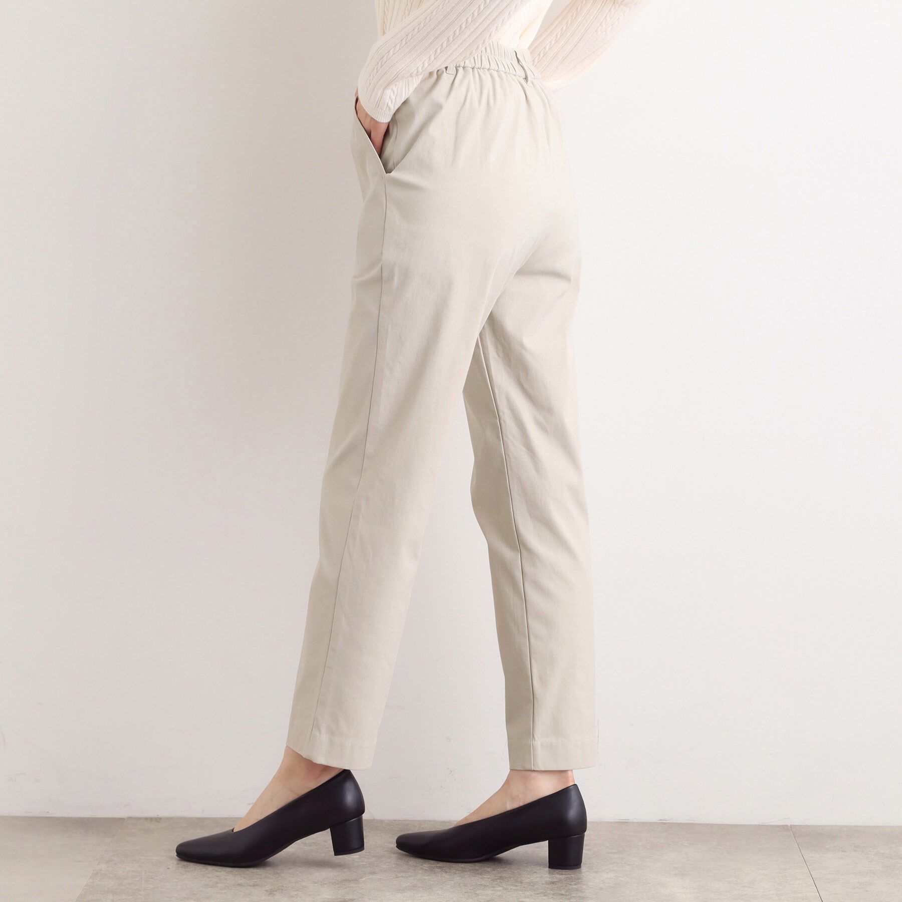 grove「【選べる着丈/多機能】裏起毛ハイパーストレッチテーパードパンツ」|その他|