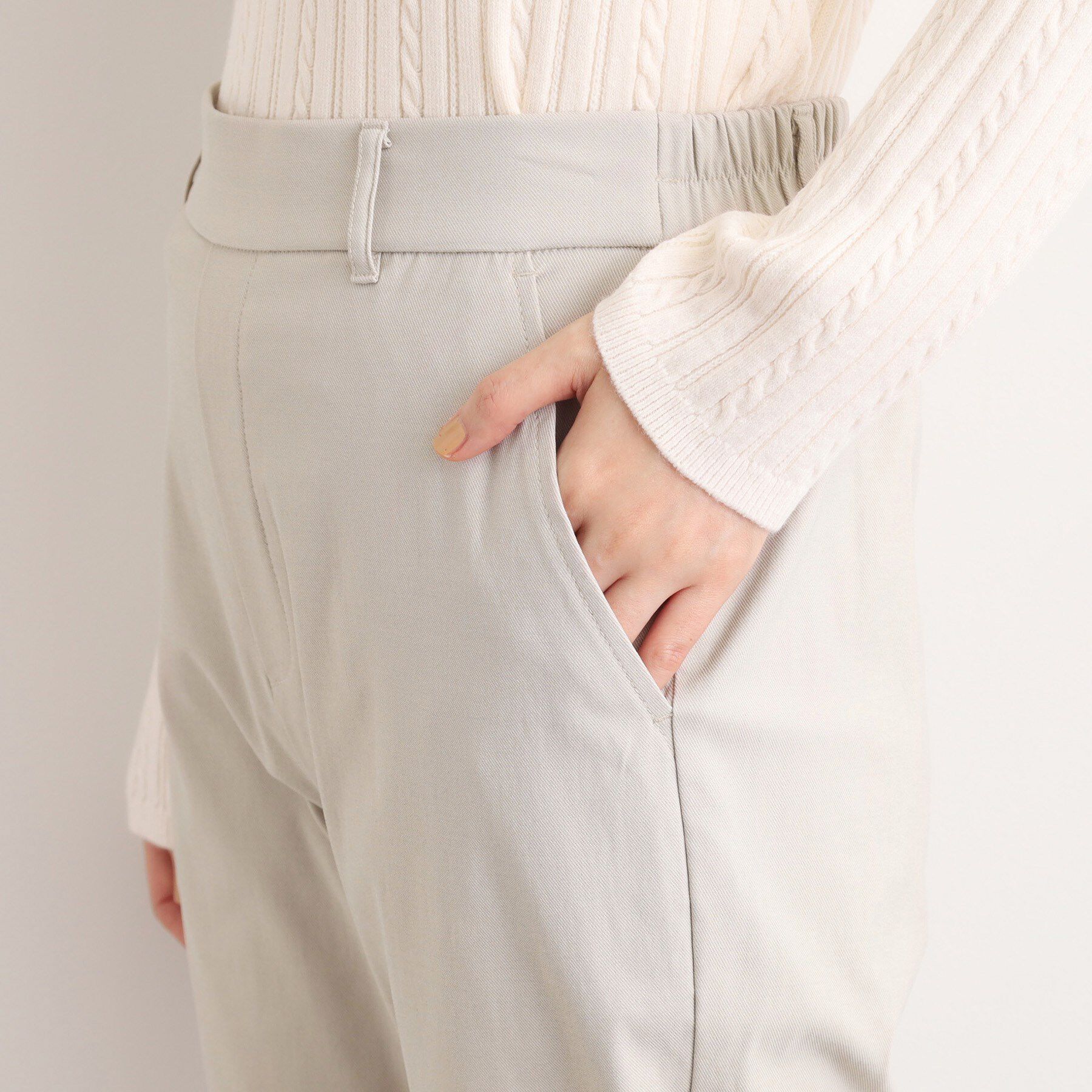 grove「【選べる着丈/多機能】裏起毛ハイパーストレッチテーパードパンツ」|その他|