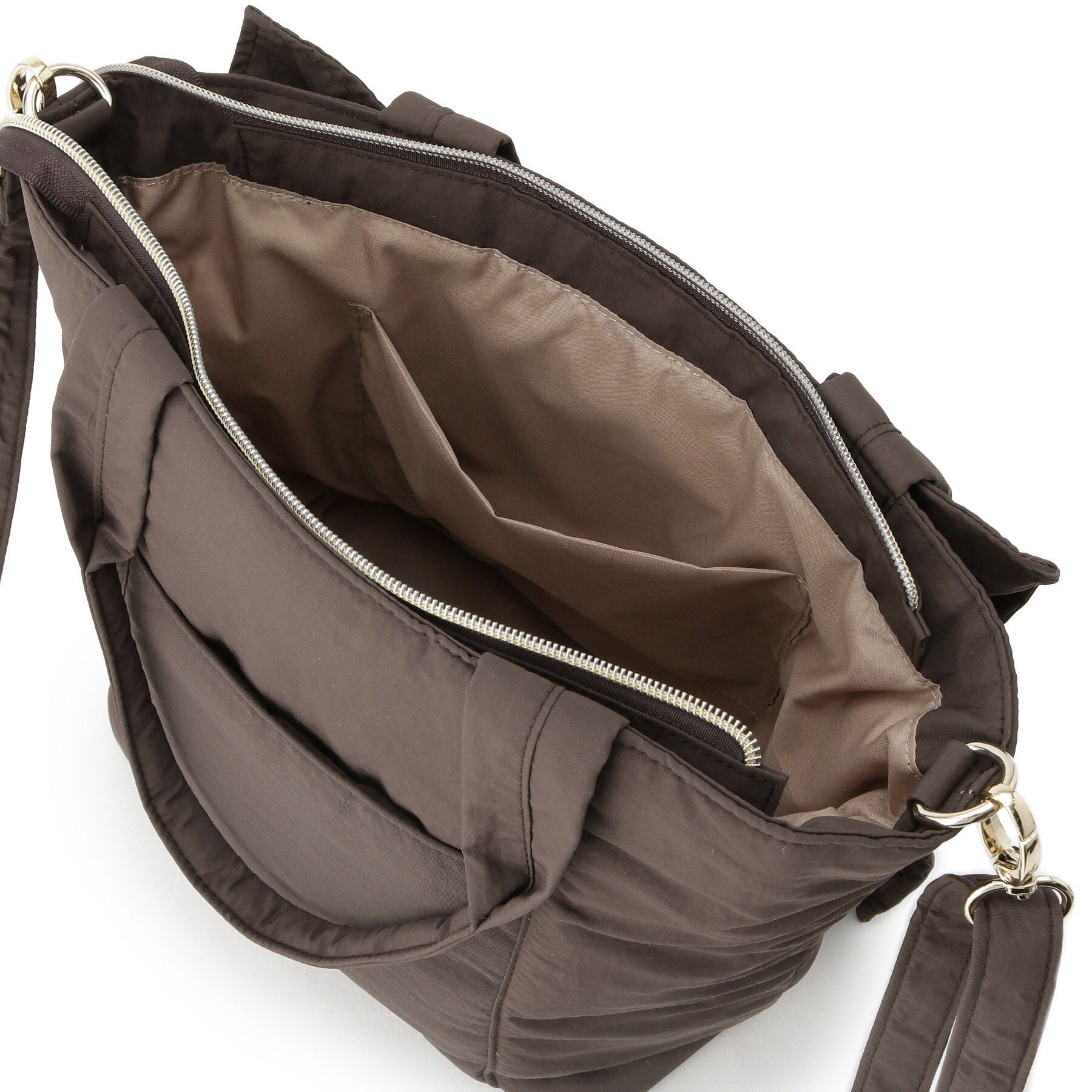 grove「【撥水】縦フリル2WAYトート」|トートバッグ|