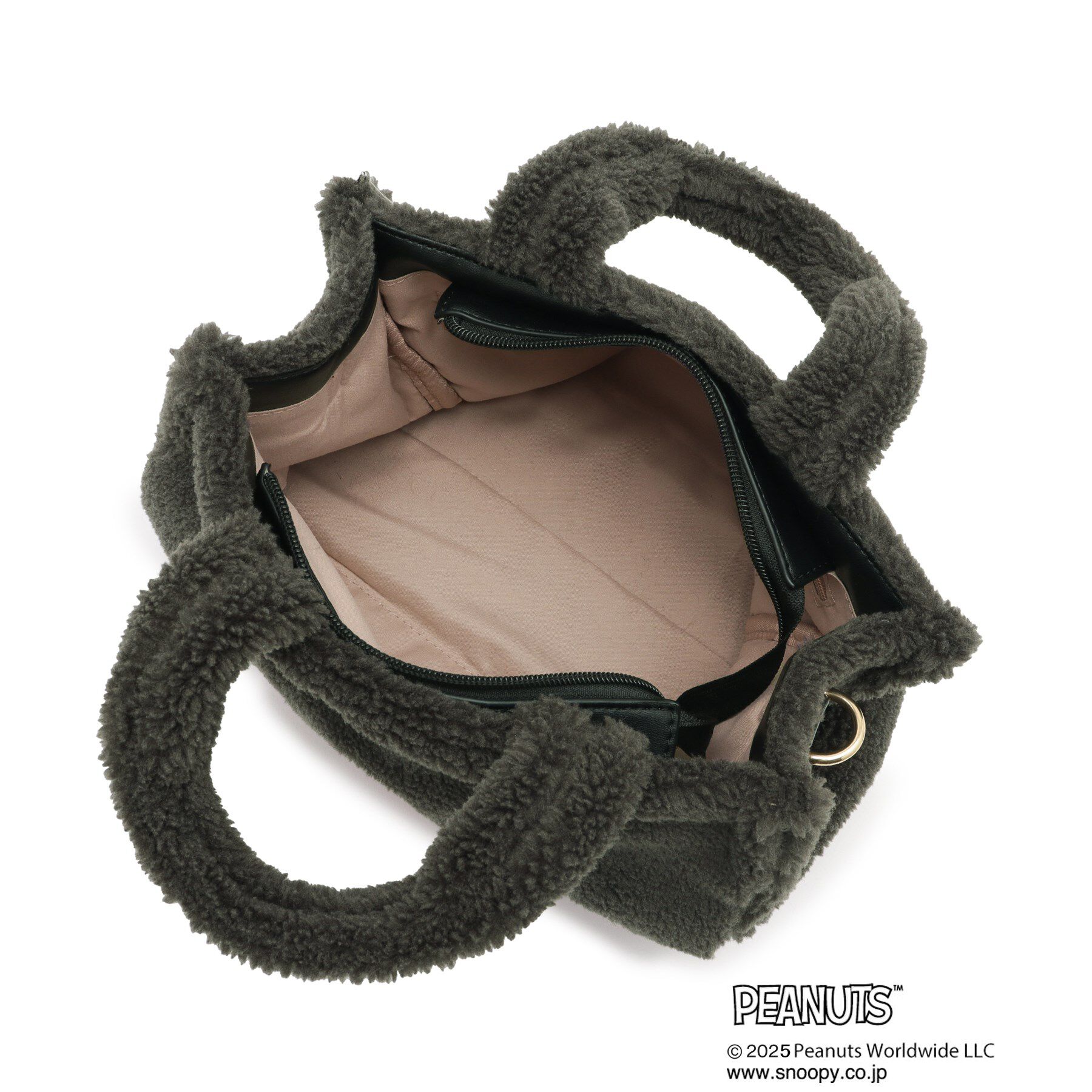 grove「【PEANUTS】ボアスクエア2WAYトート」|トートバッグ|