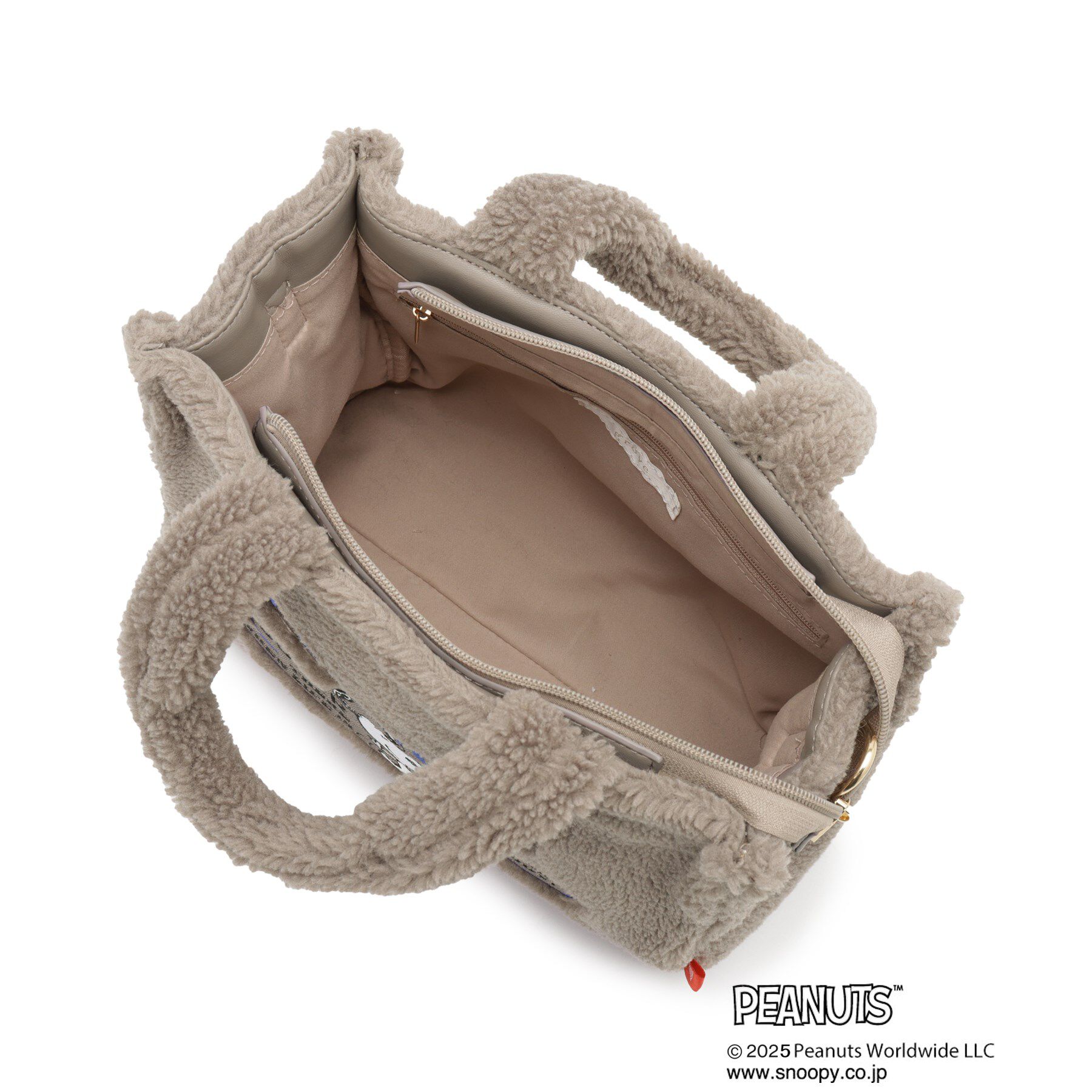 grove「【PEANUTS】ボアスクエア2WAYトート」|トートバッグ|