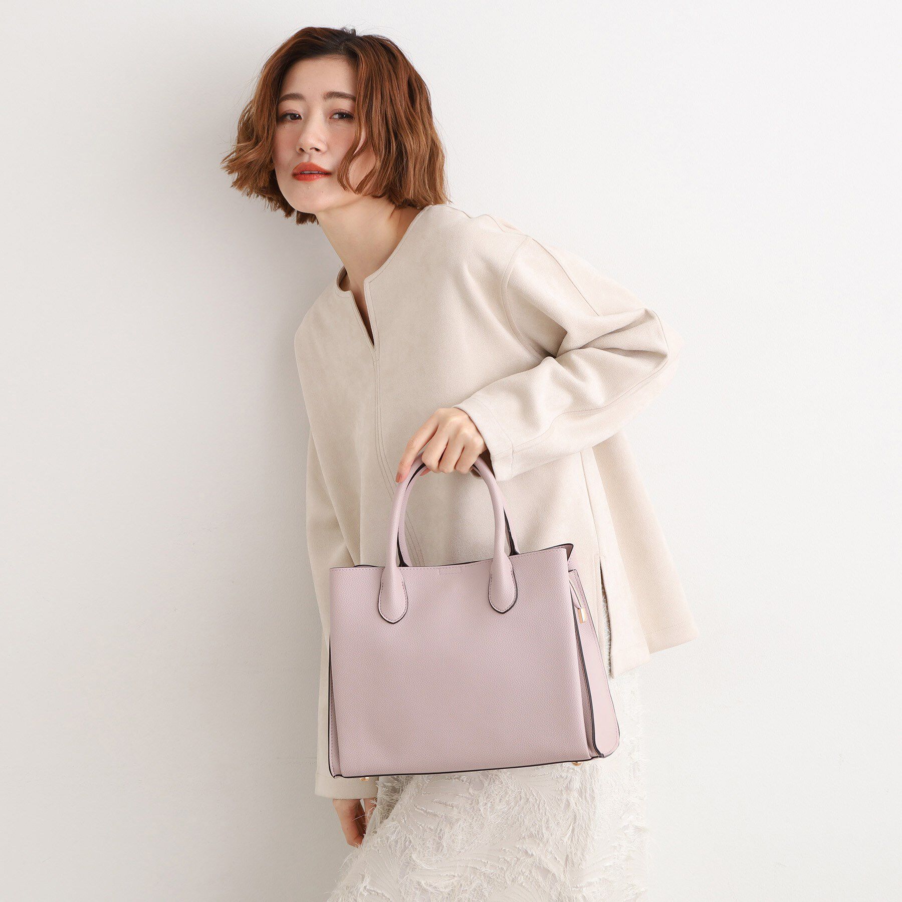 grove「【人間工学】中仕切り2WAYトート」|トートバッグ|