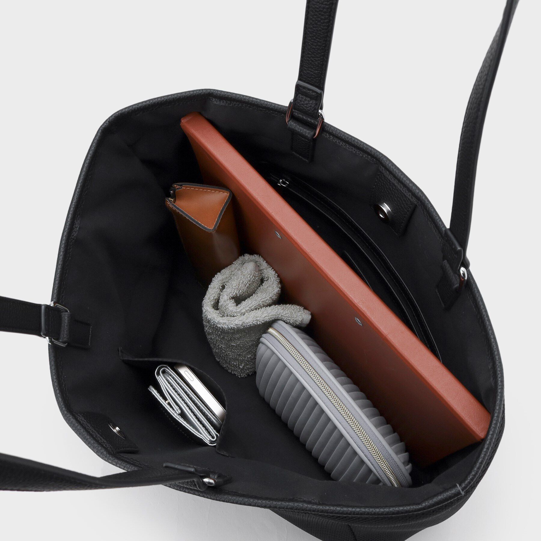 INDIVI「【A4収納可能／合皮】メッシュトートバッグ」|トートバッグ|