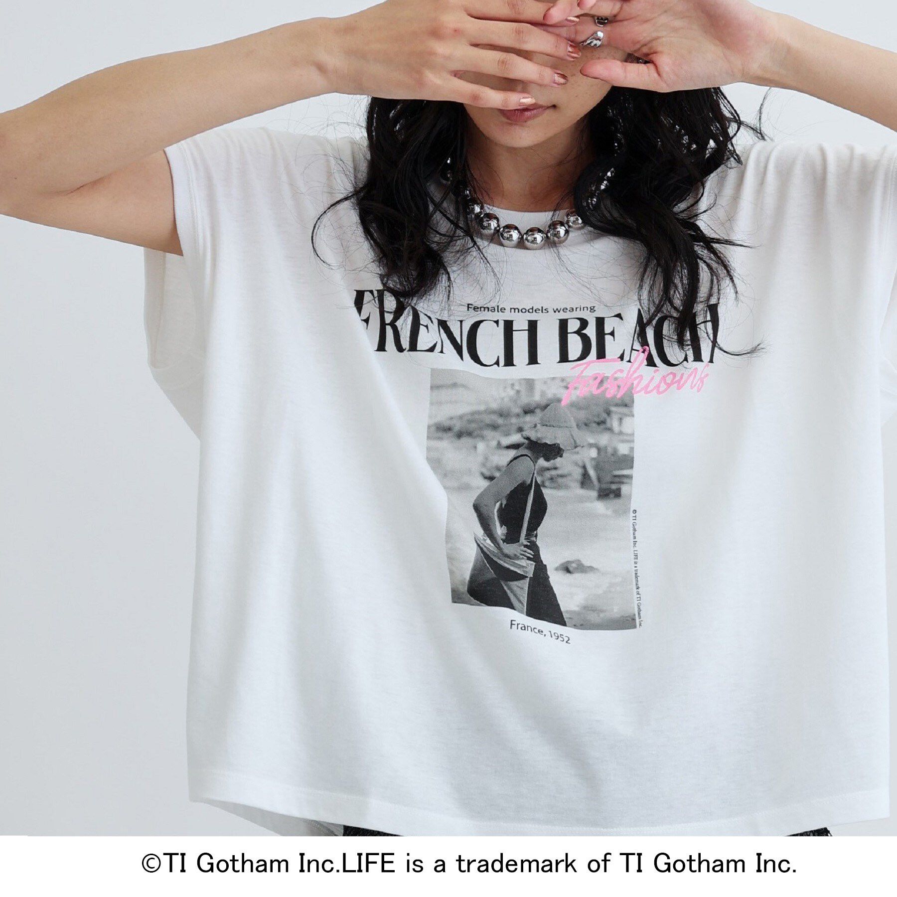 GALLEST「【GOOD ROCK SPEED&times;LIFE PICTURE COLLECTION】フォトノースリープ」|Tシャツ・カットソー|ホワイト(001)