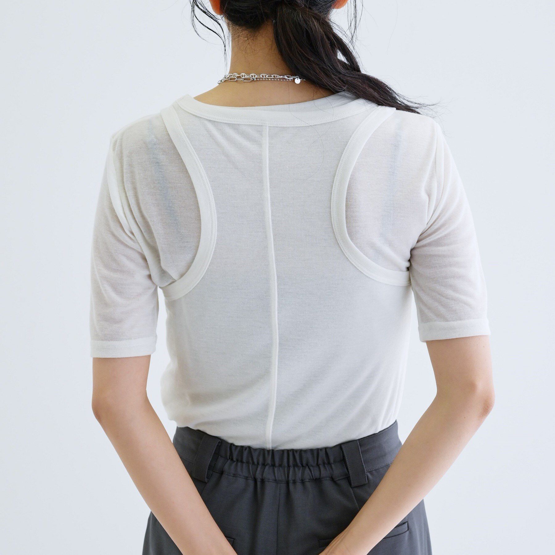 GALLEST「タンクセットテレコTシャツ」|Tシャツ・カットソー|