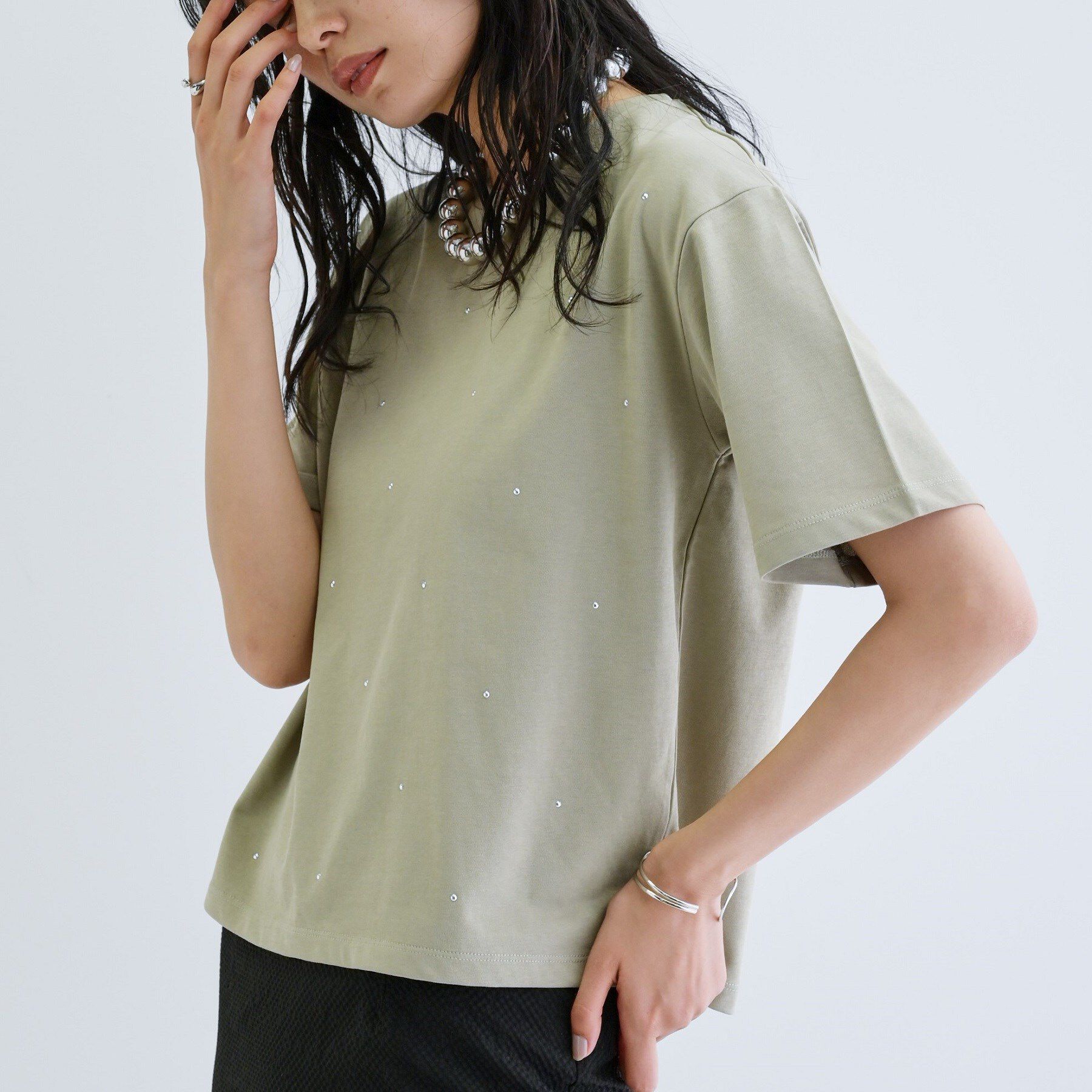 GALLEST「ドットスタッズTシャツ」|Tシャツ・カットソー|