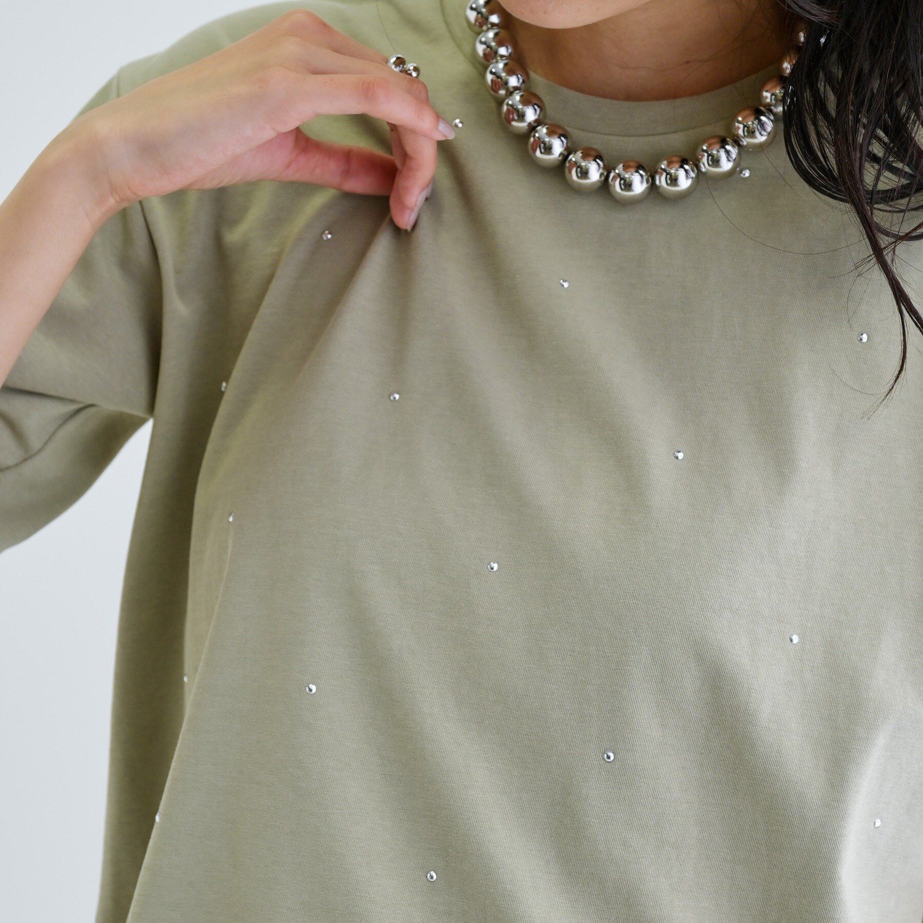 GALLEST「ドットスタッズTシャツ」|Tシャツ・カットソー|