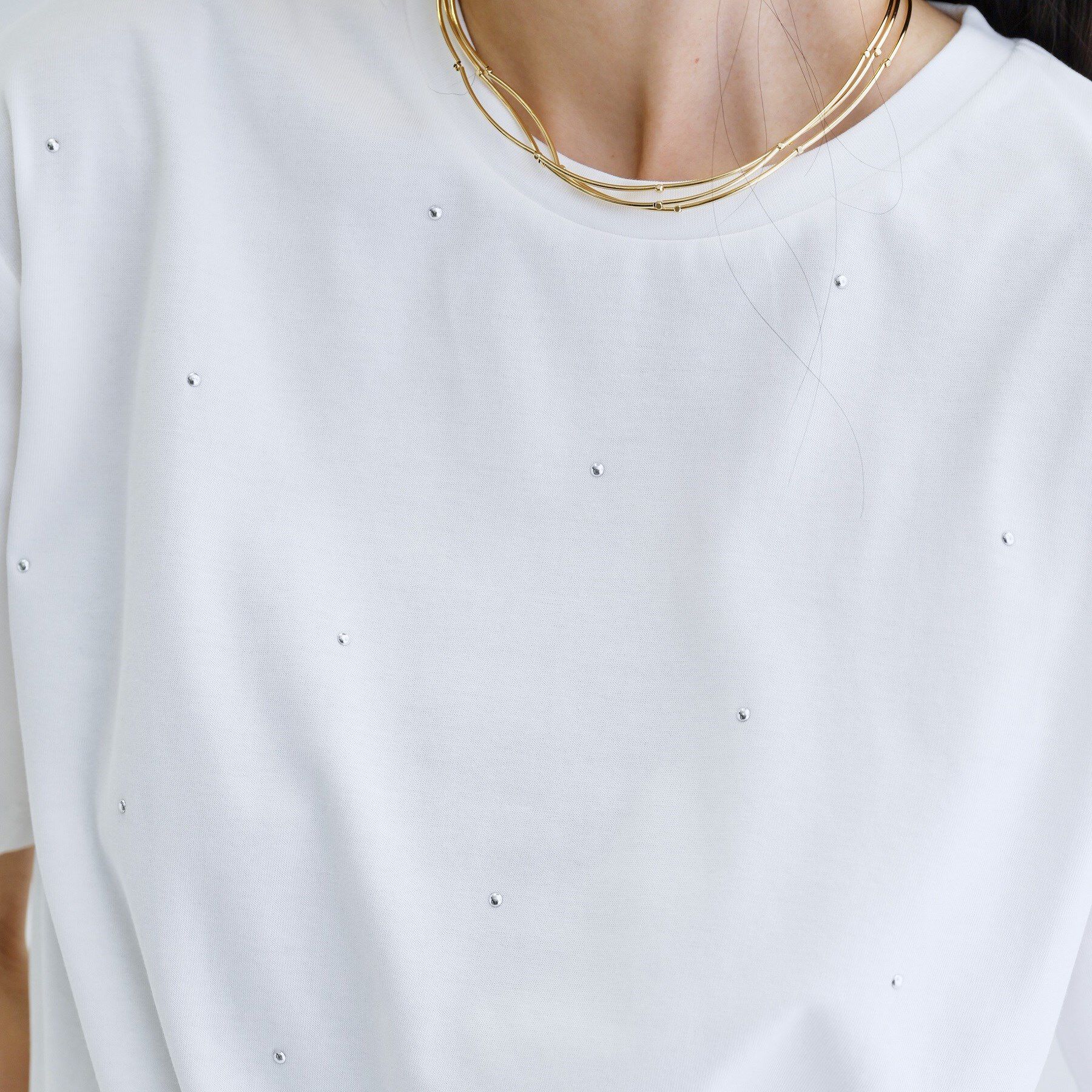 GALLEST「ドットスタッズTシャツ」|Tシャツ・カットソー|