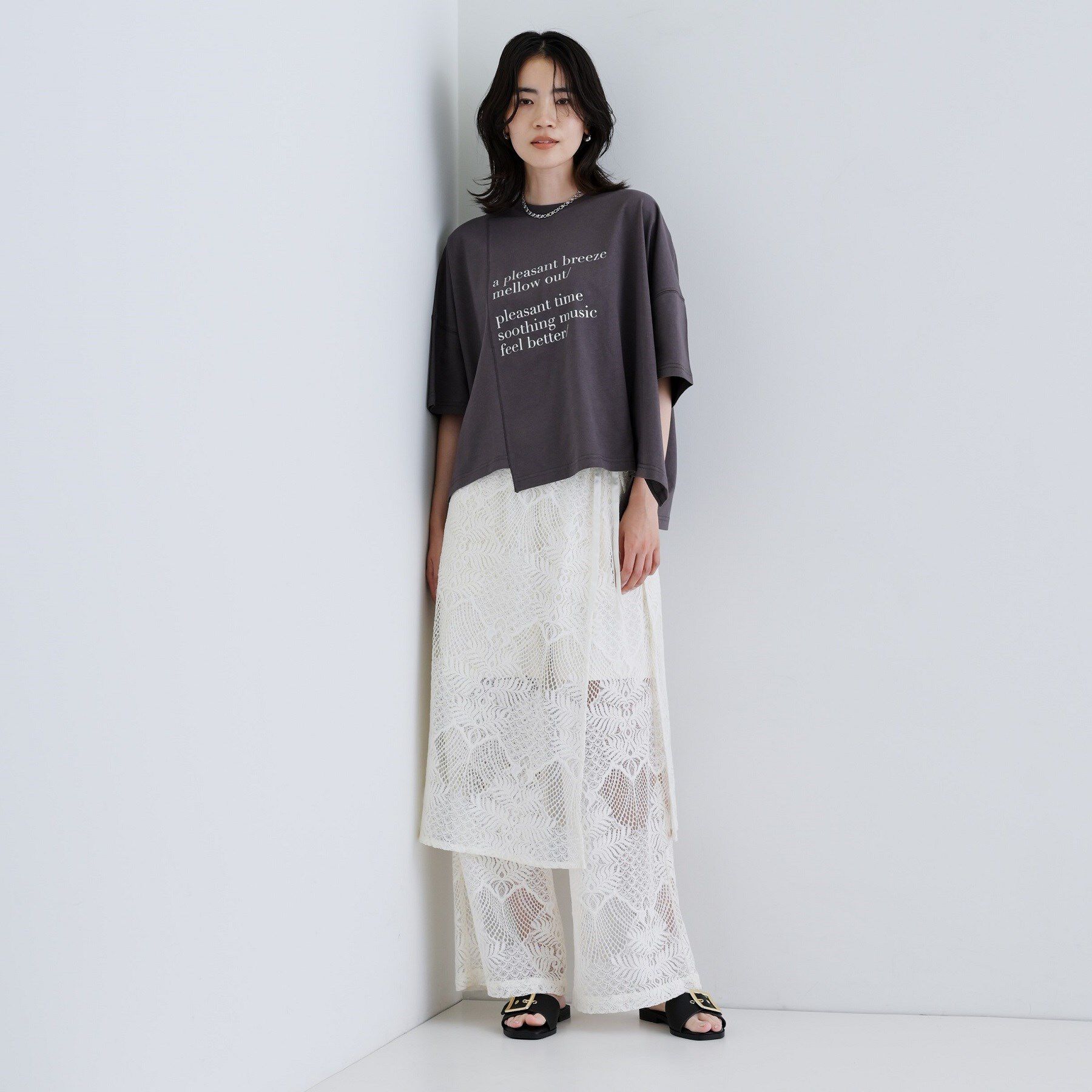 GALLEST「イレギュラーグラフィックTシャツ」|Tシャツ・カットソー|