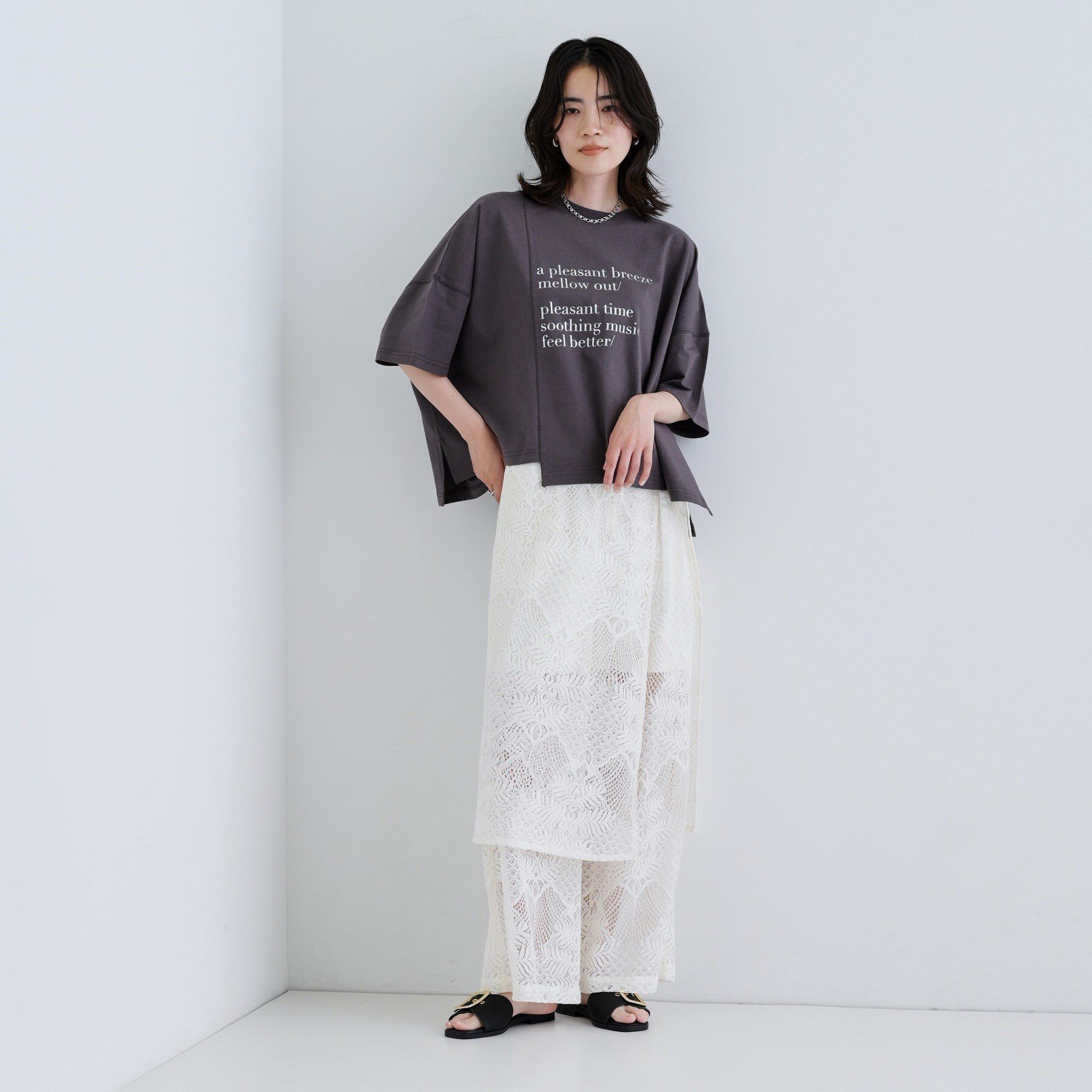 GALLEST「イレギュラーグラフィックTシャツ」|Tシャツ・カットソー|