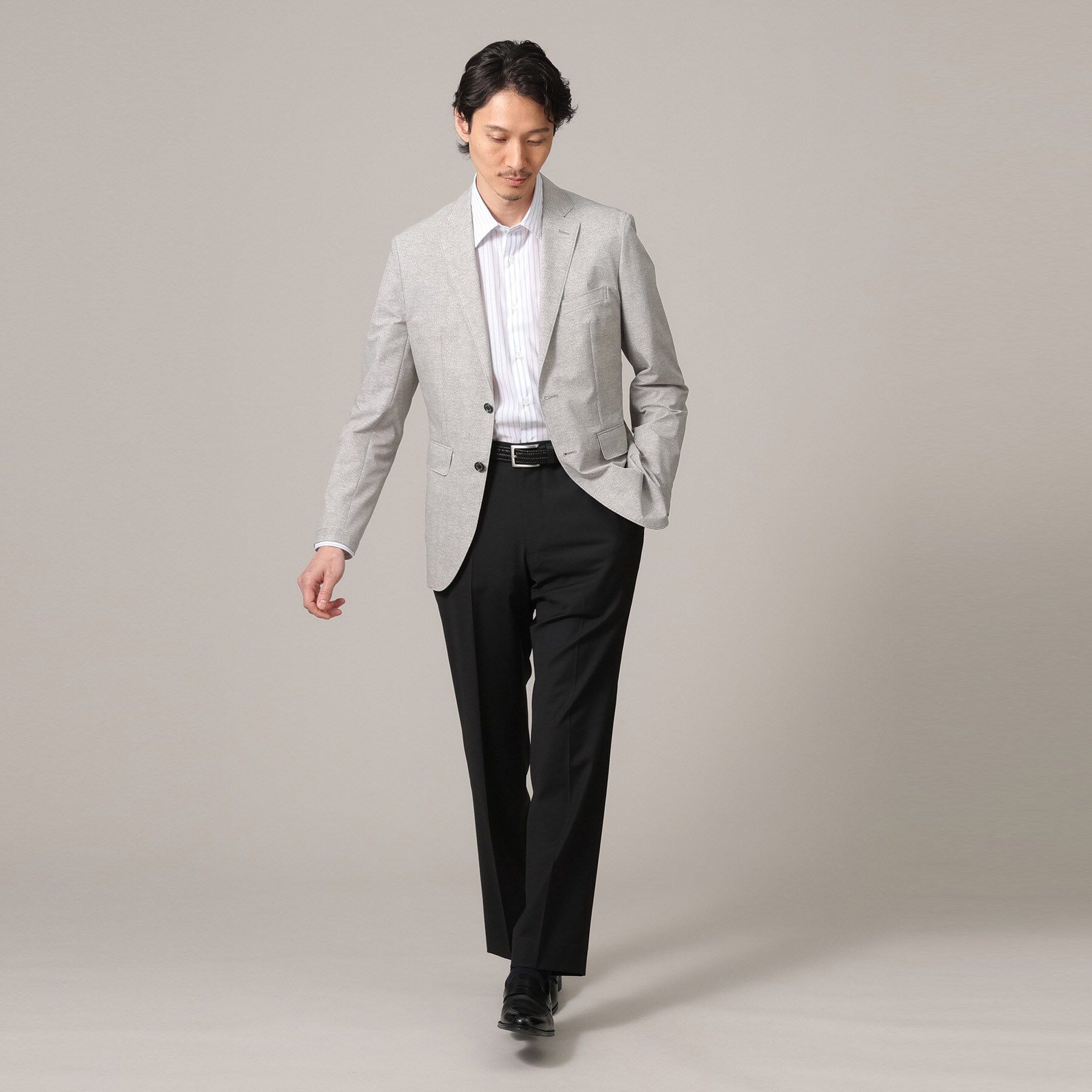 TAKEO KIKUCHI「【抗菌防臭】COOL DOTS（R）ドビープリント ジャケット」|テーラードジャケット|