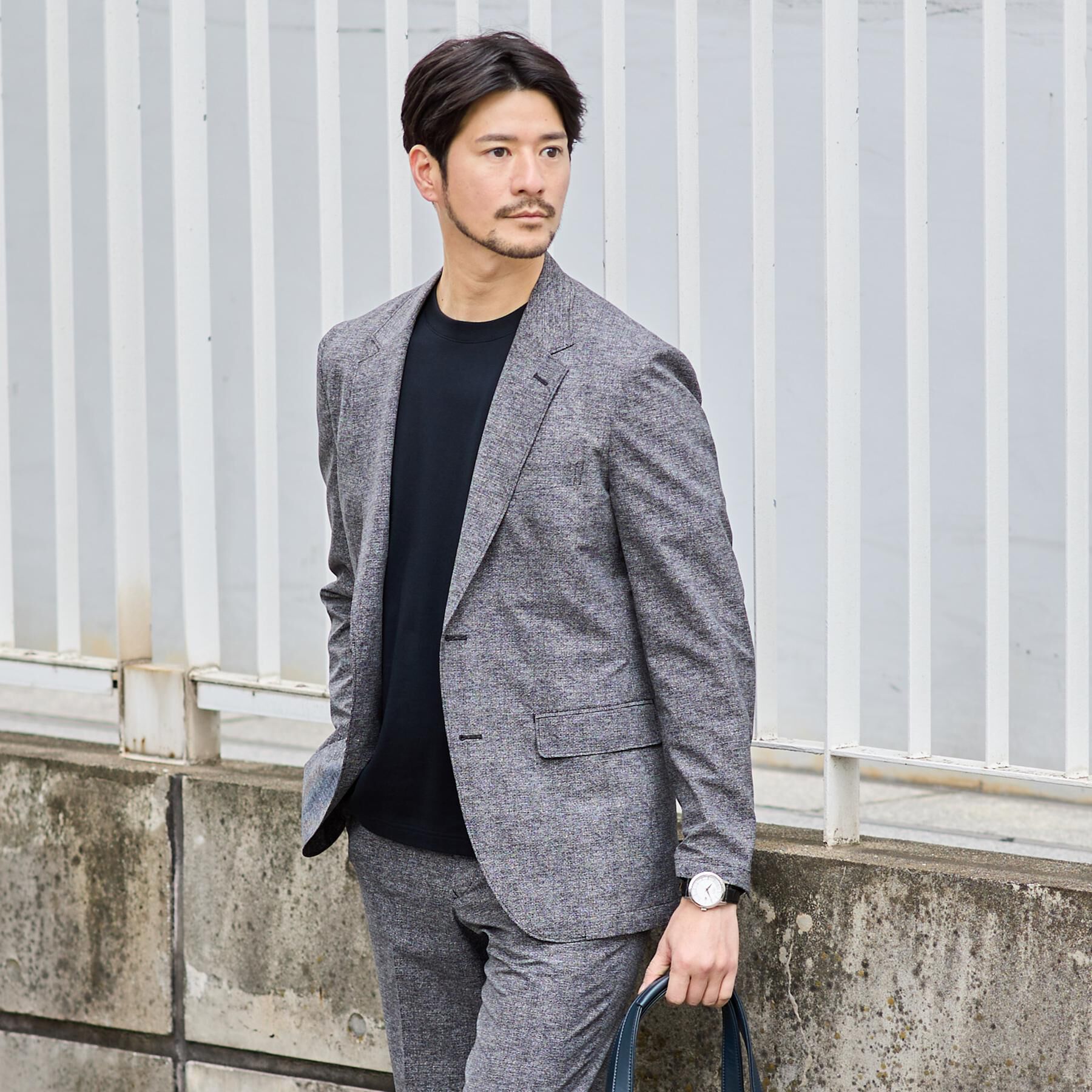 TAKEO KIKUCHI「【抗菌防臭】COOL DOTS（R）ドビープリント ジャケット」|テーラードジャケット|