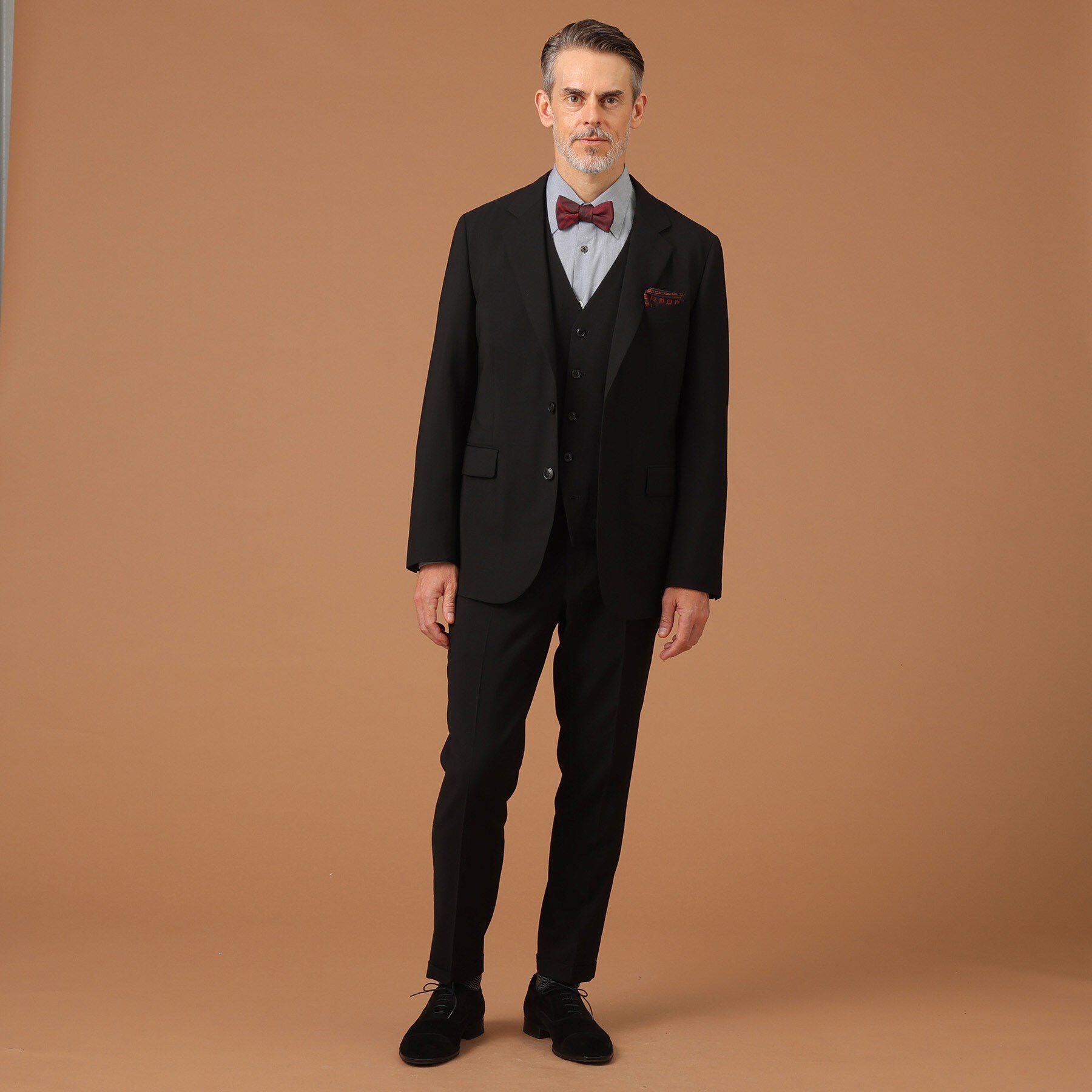 40CARATS&525「ディープブラック ジャケット」|テーラードジャケット|