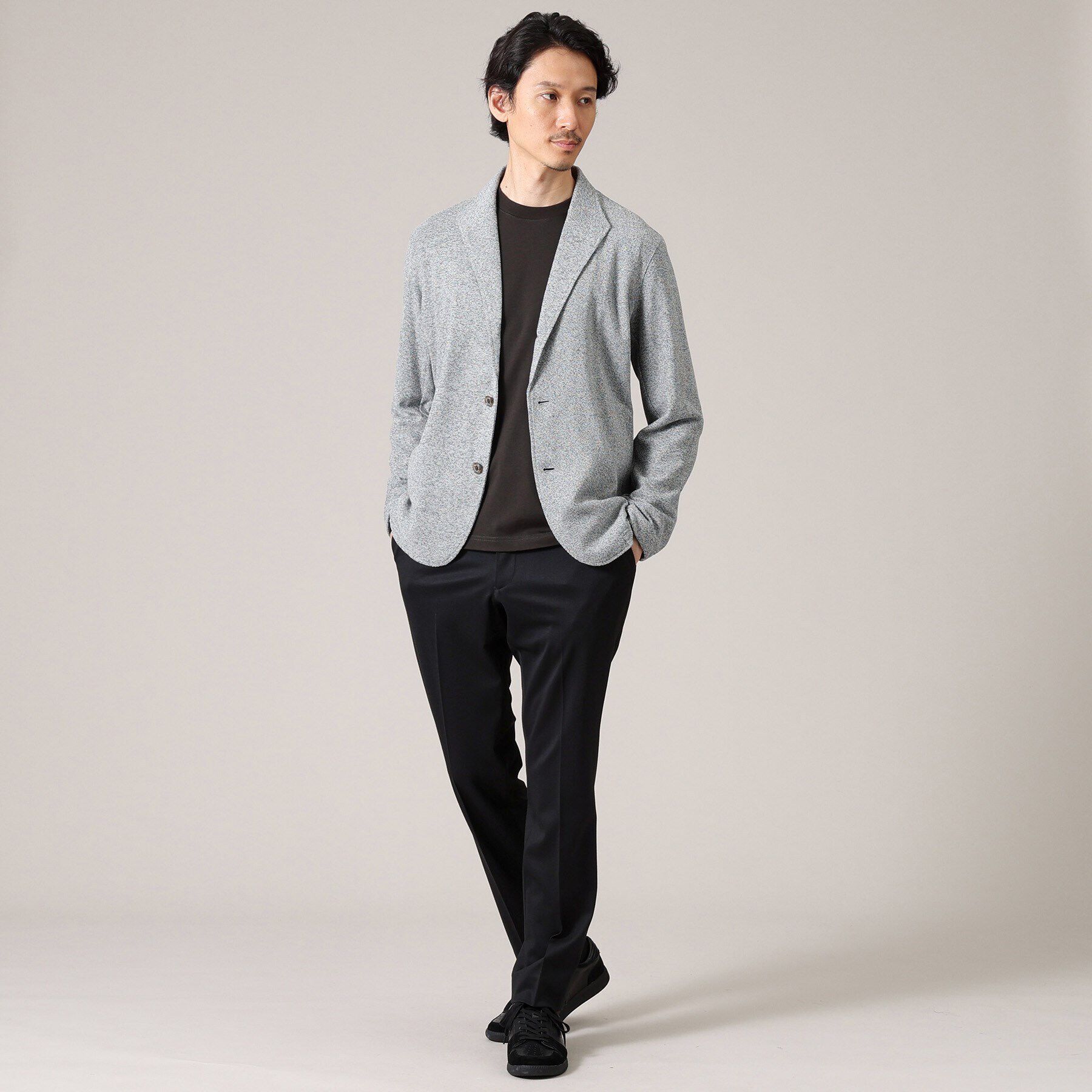 TAKEO KIKUCHI「【ONOFF対応】TRダブルニット ストレッチパンツ」|その他|