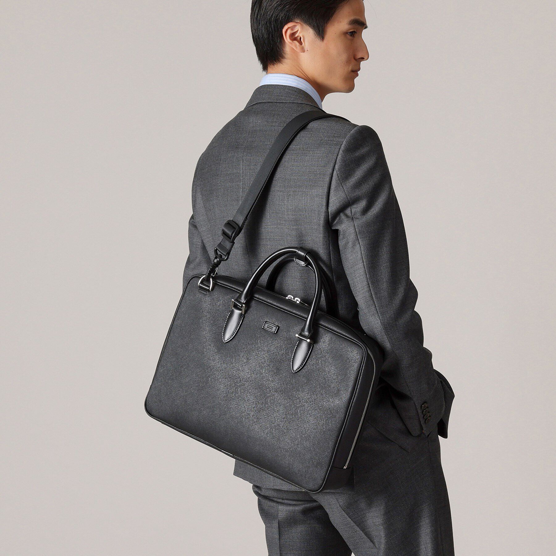 TAKEO KIKUCHI「コーデュラ（R） コーティング ブリーフケース」|ビジネスバッグ|