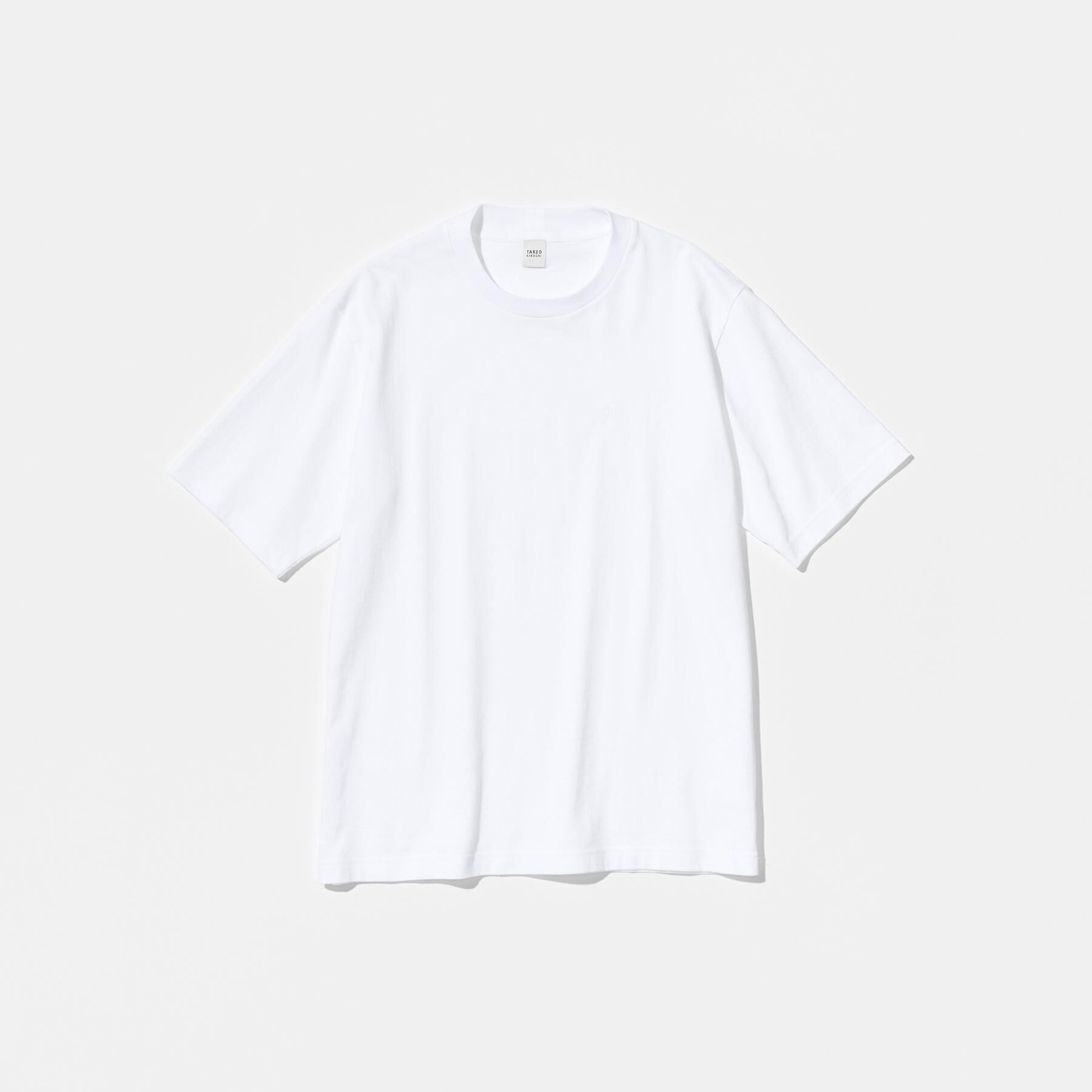 TAKEO KIKUCHI「【LIMITED/抗菌防臭】コットン テーラードTシャツ」|Tシャツ・カットソー|ホワイト(001)