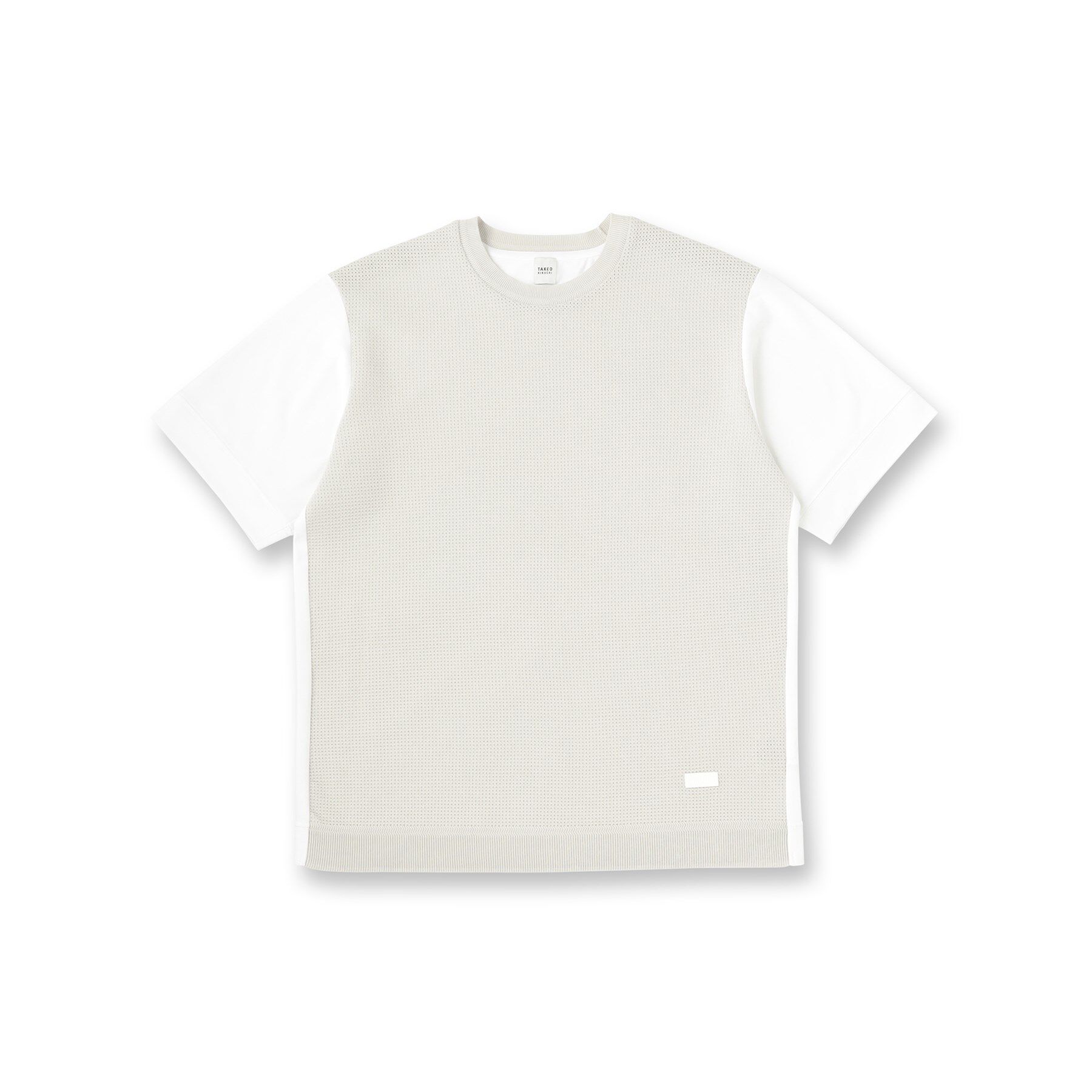 TAKEO KIKUCHI「テクスチャーニット コンビ カットソー」|Tシャツ・カットソー|