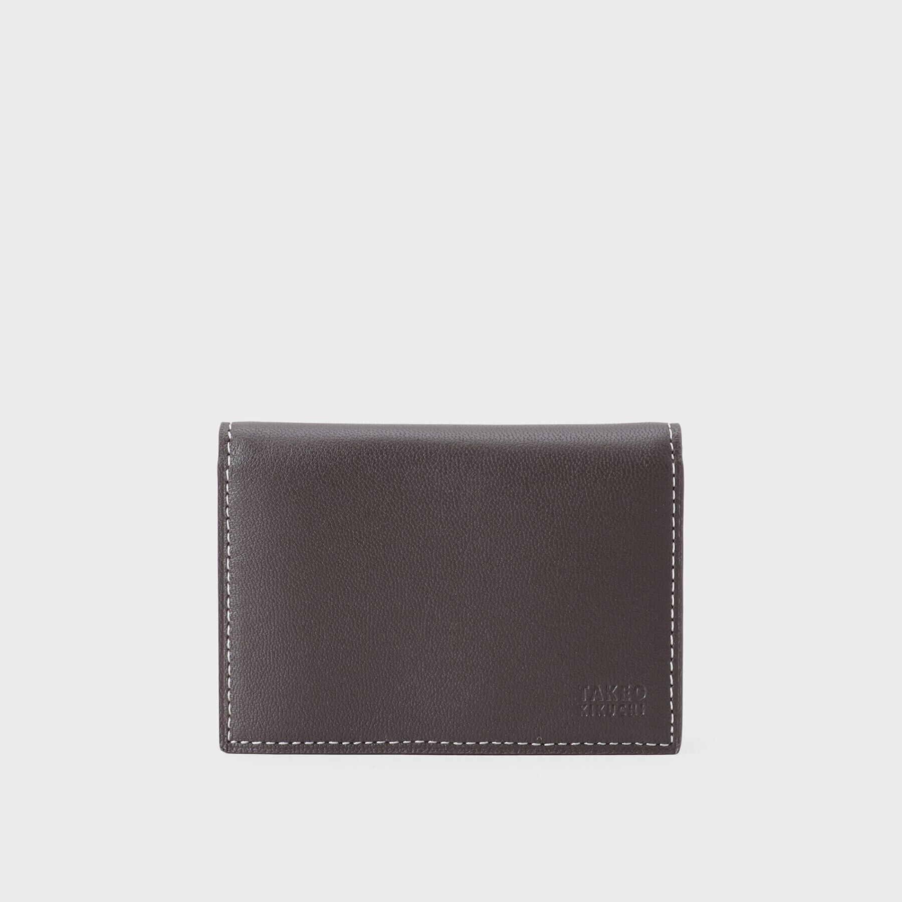 TAKEO KIKUCHI「ゴードスキン 名刺入れ」|名刺入れ・カードケース|ブラウン(543)