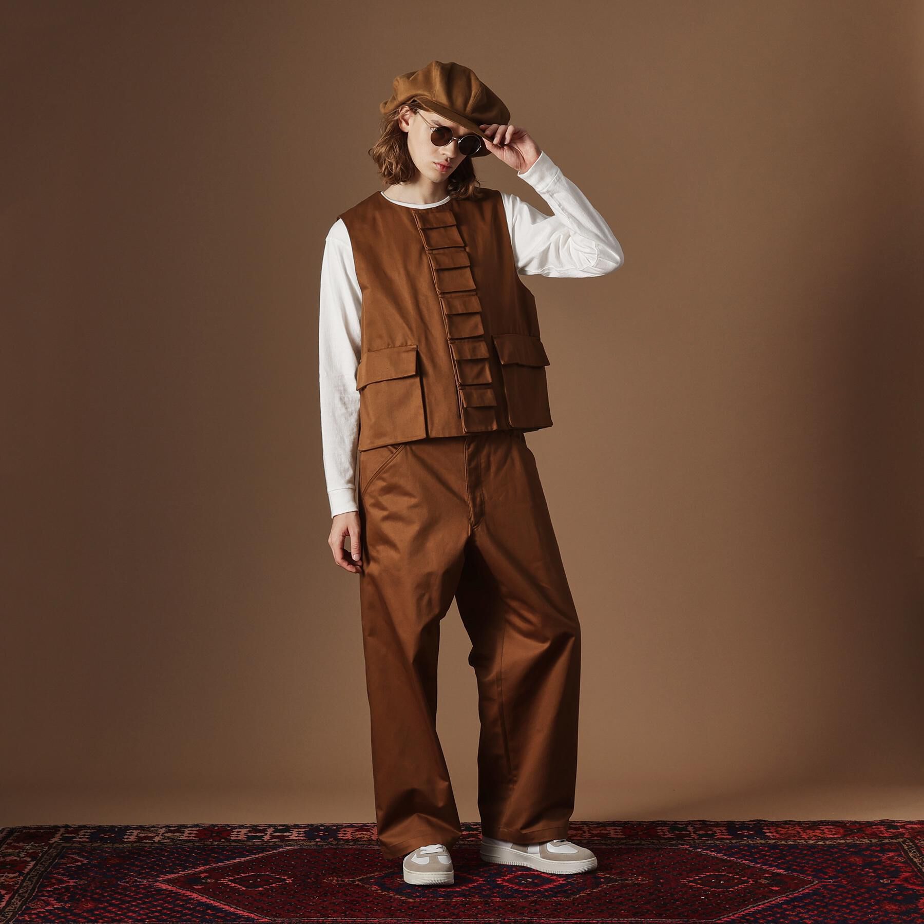 40CARATS&525「【Sサイズ～】多ポケットユーティリティべスト」|ベスト・ジレ|