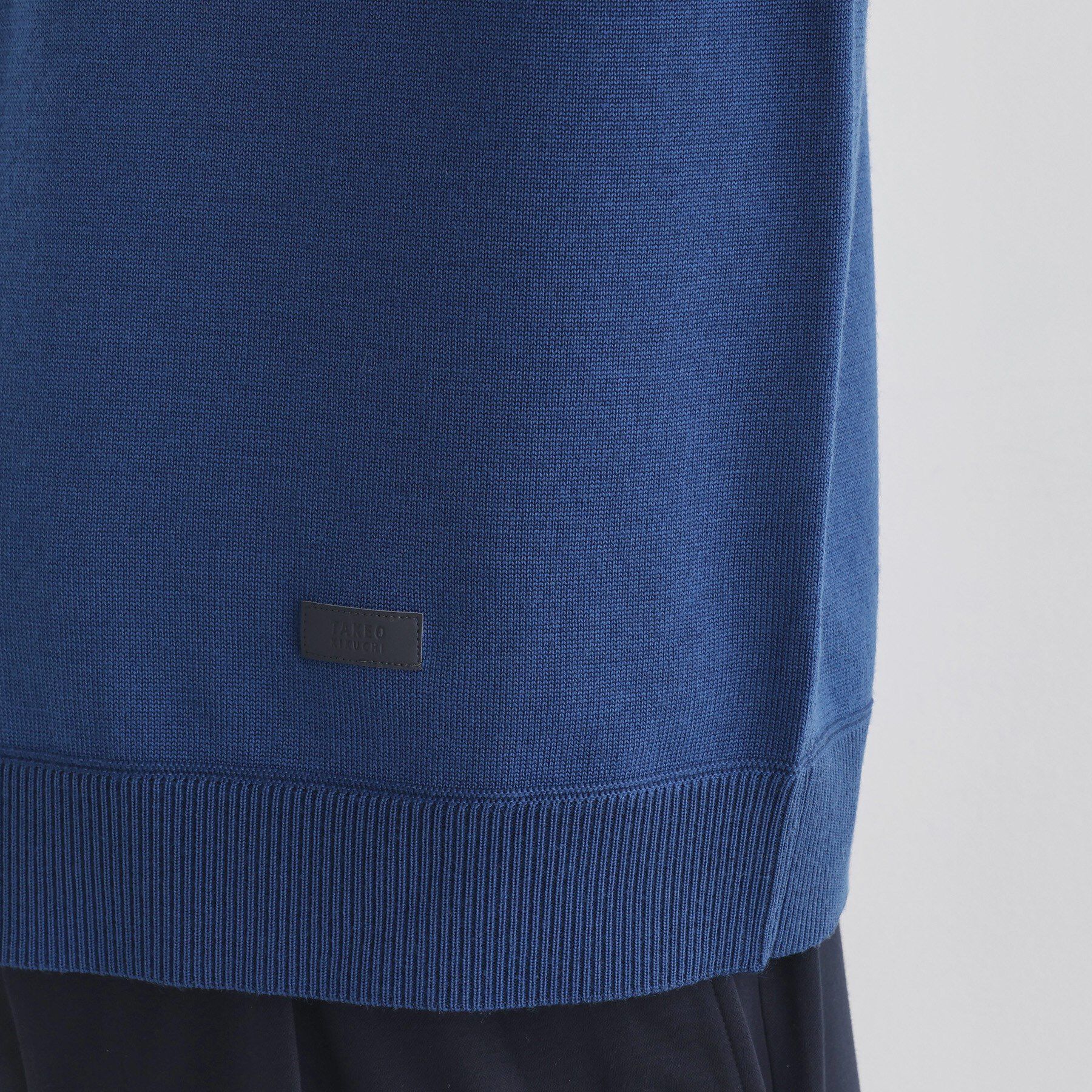 TAKEO KIKUCHI「【Sサイズ～】アンチピリング テーラードネック ニット」|ニット・セーター|